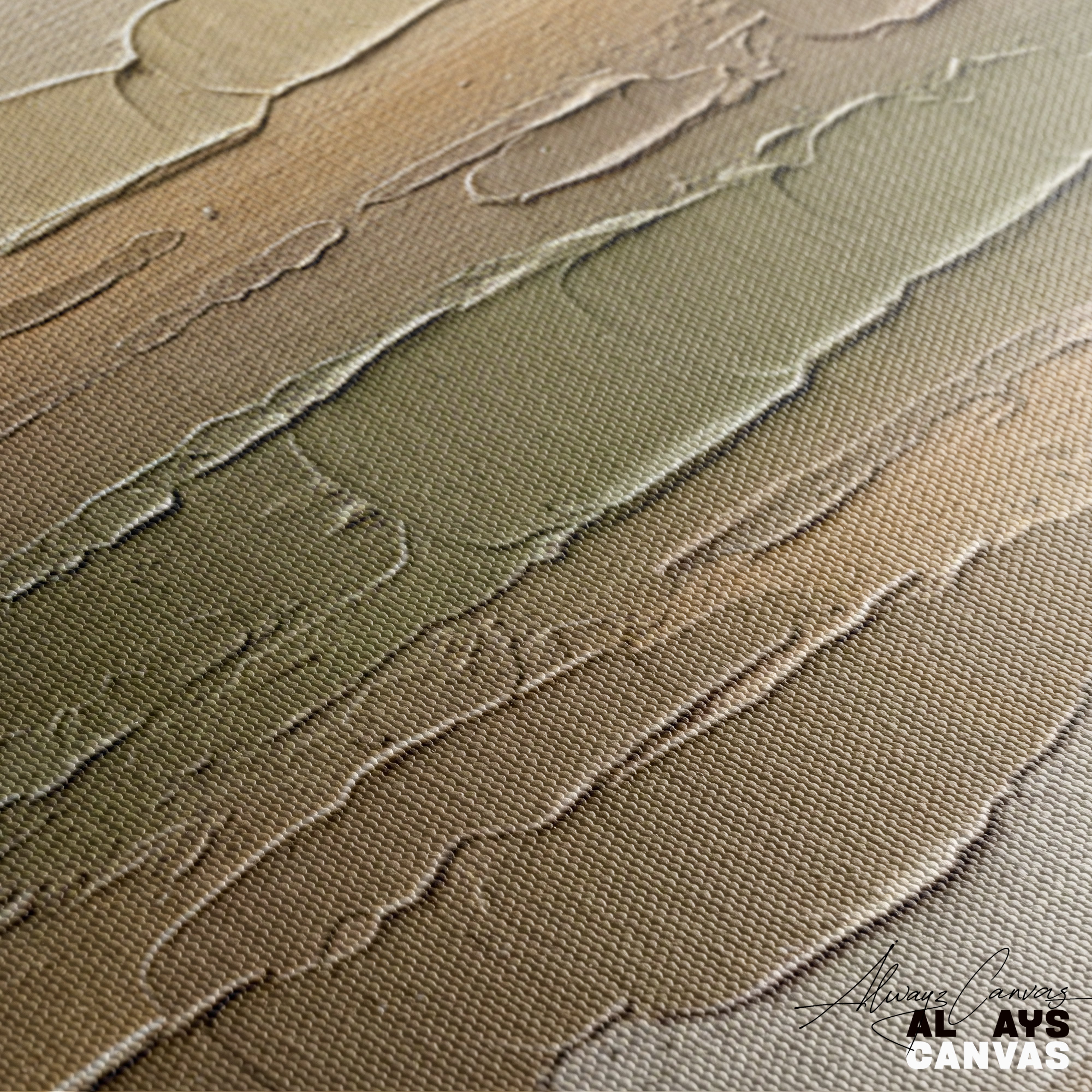 Serene Earth Layers – Elegant Minimalist Wall Canvas