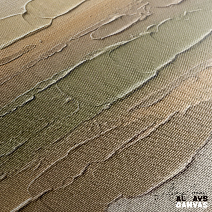 Serene Earth Layers – Elegant Minimalist Wall Canvas