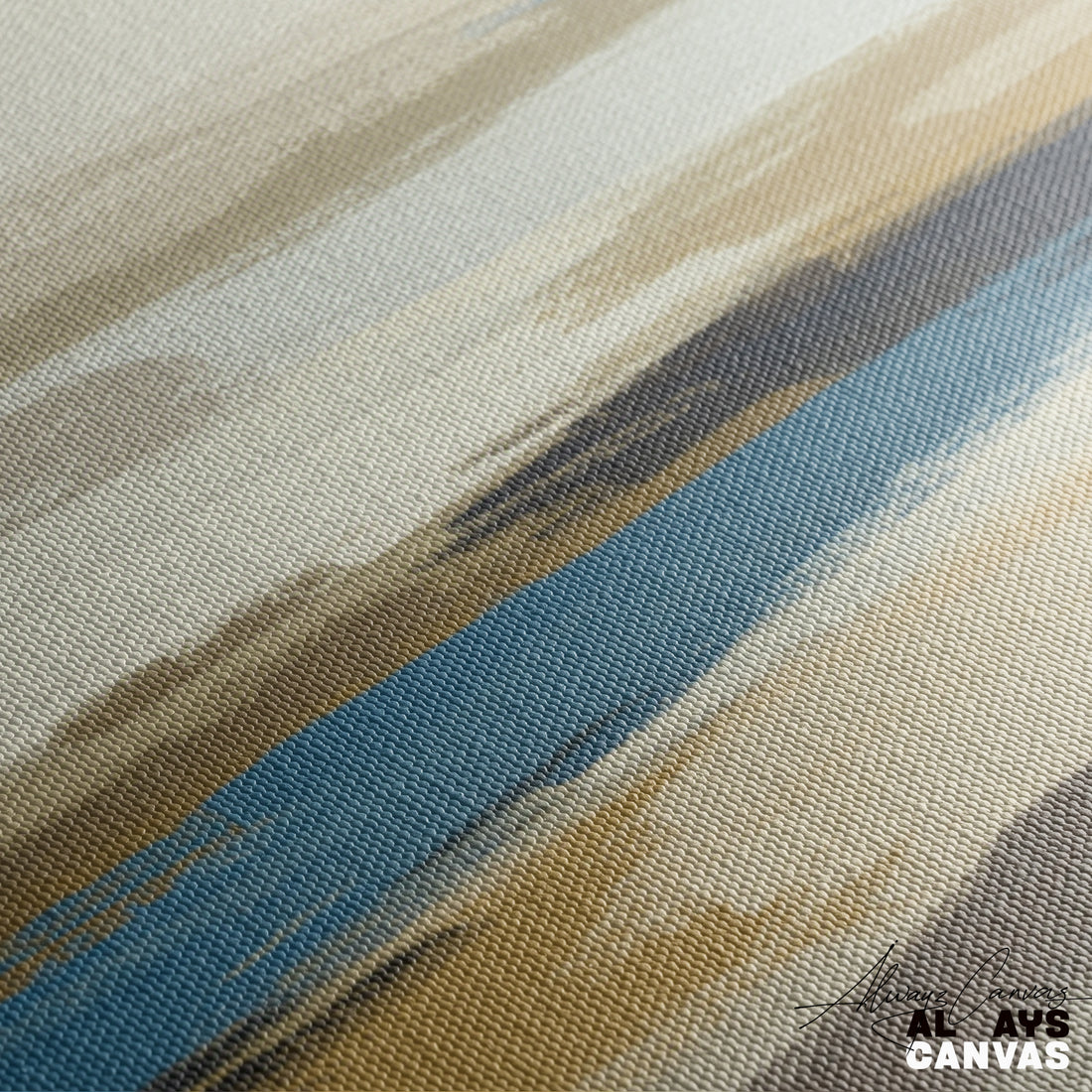 Calm Coastal Layers – Elegant Neutral Wall Canvas Art