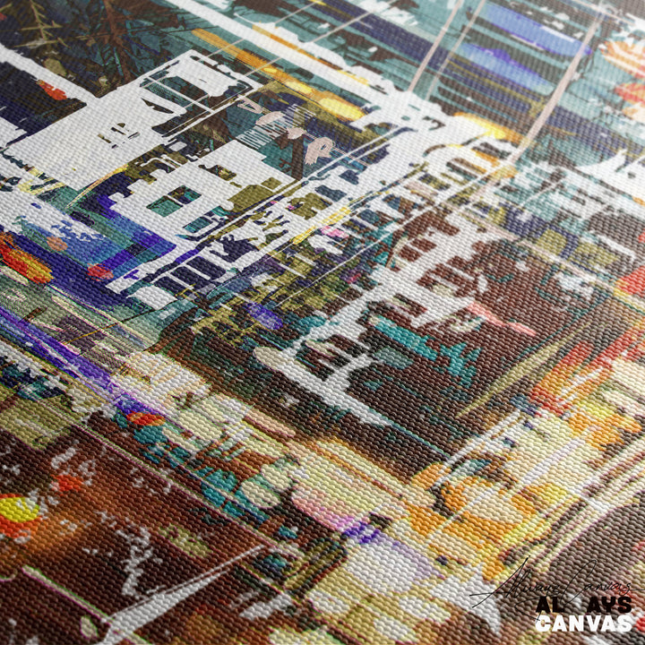 Vibrant Streets Modern Art