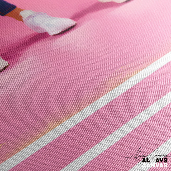 Sneakers & Stripes: Playful Minimalist