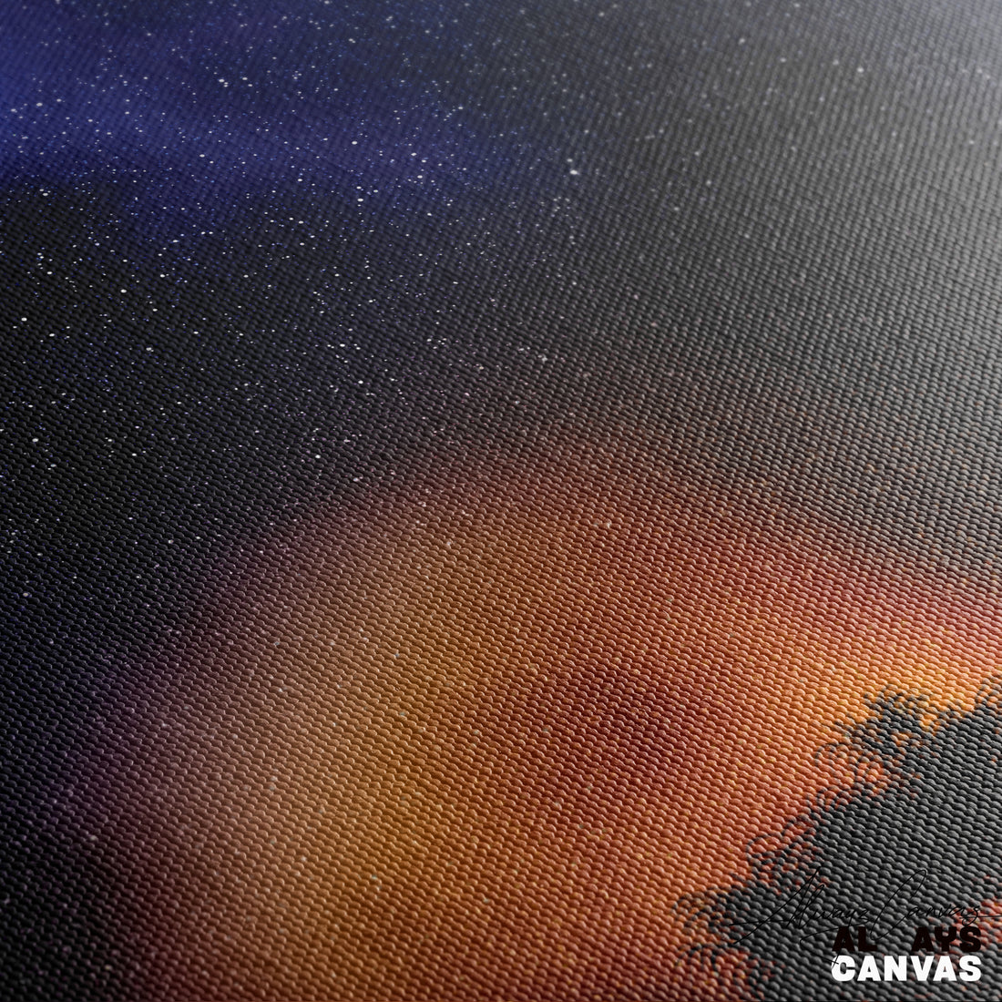 Aurora Ember Tree Canvas Art