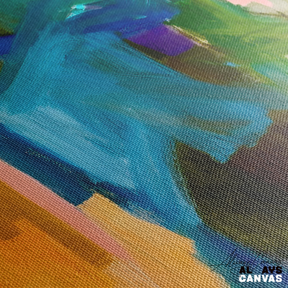Chromatic Symphony Abstract Canvas Art
