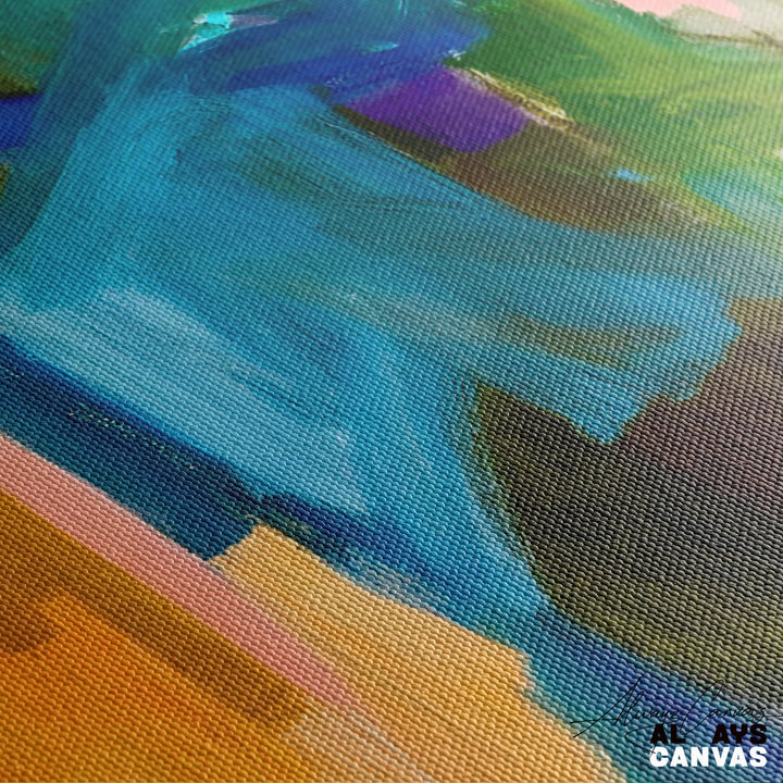 Chromatic Symphony Abstract Canvas Art
