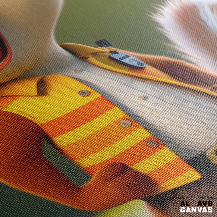 Cheeky Chipmunk: A Fun Canvas for Your Space