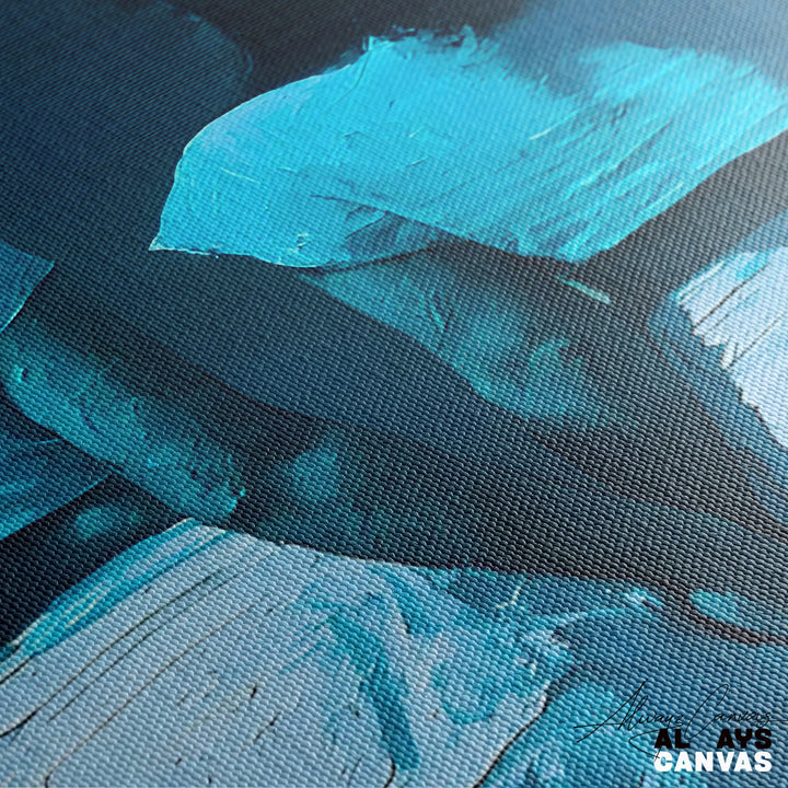 Blue Dreamers – Premium Canvas Painting