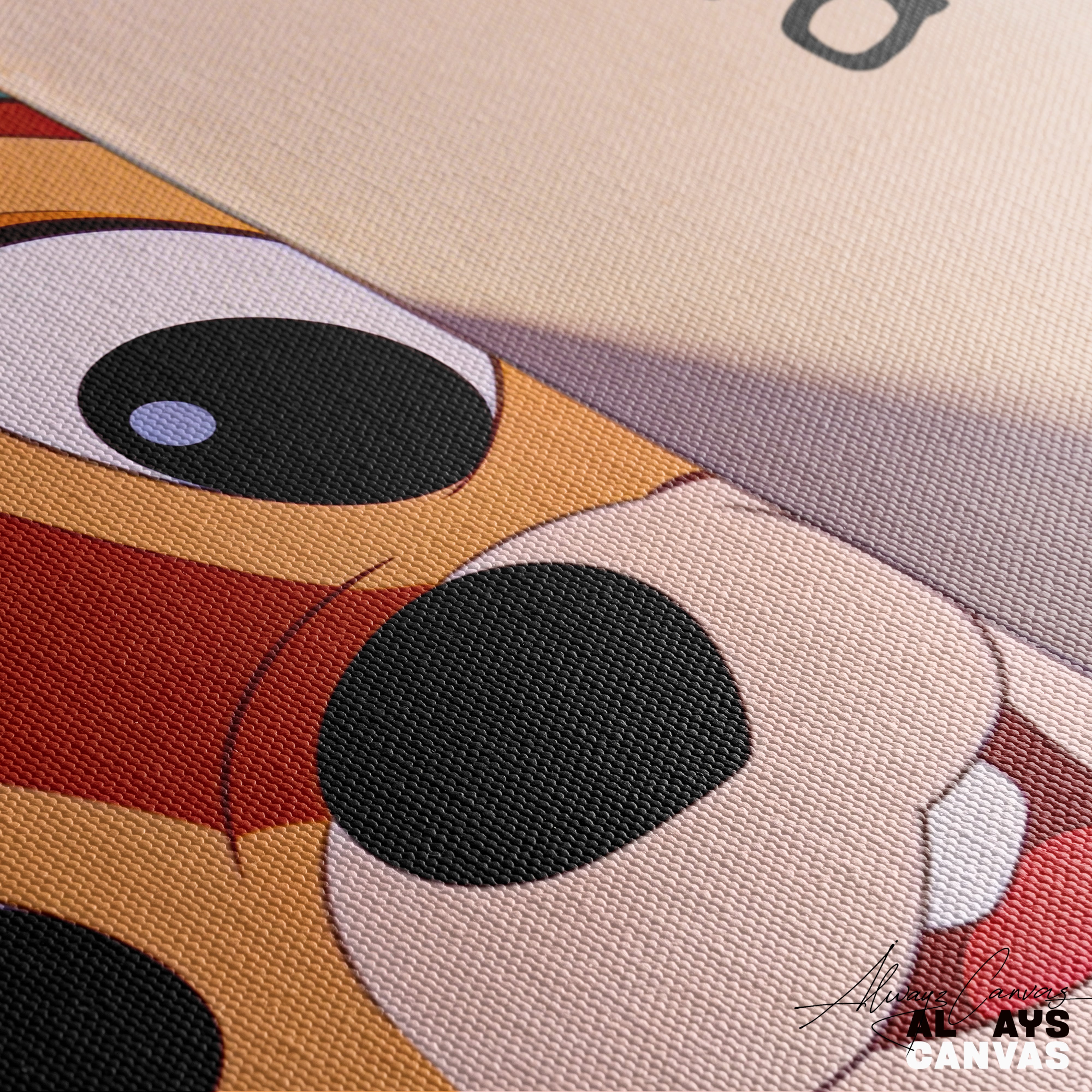 Hide and Seek: Whimsical Modern Canvas Art