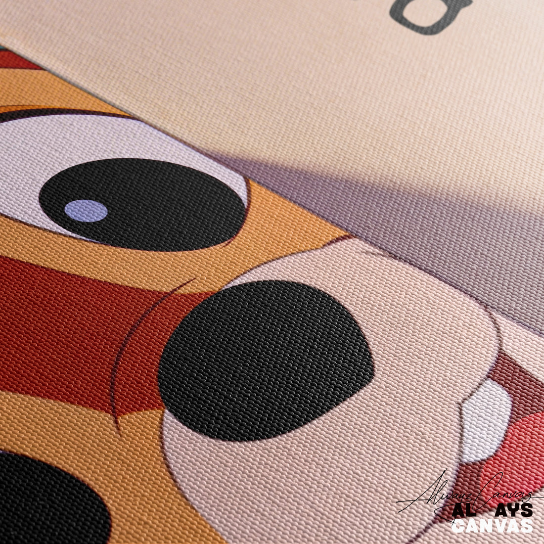 Hide and Seek: Whimsical Modern Canvas Art