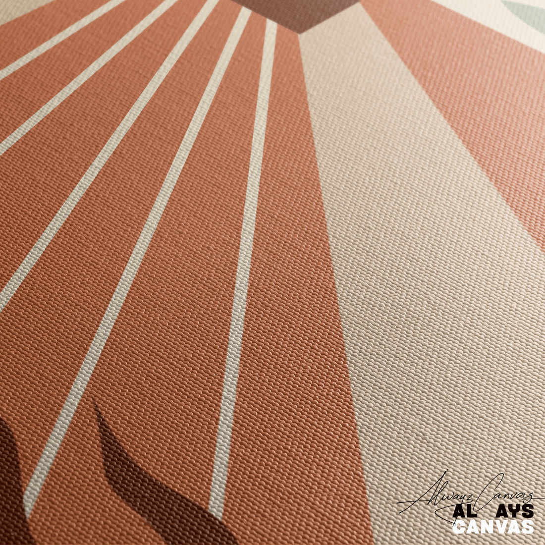 Follow the Light Minimal Canvas Art
