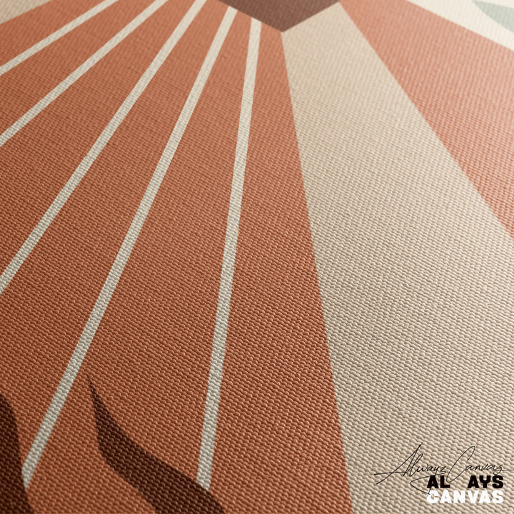 Follow the Light Minimal Canvas Art