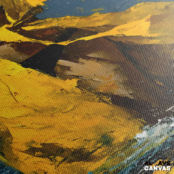 Golden Tide – Woman by the Sea