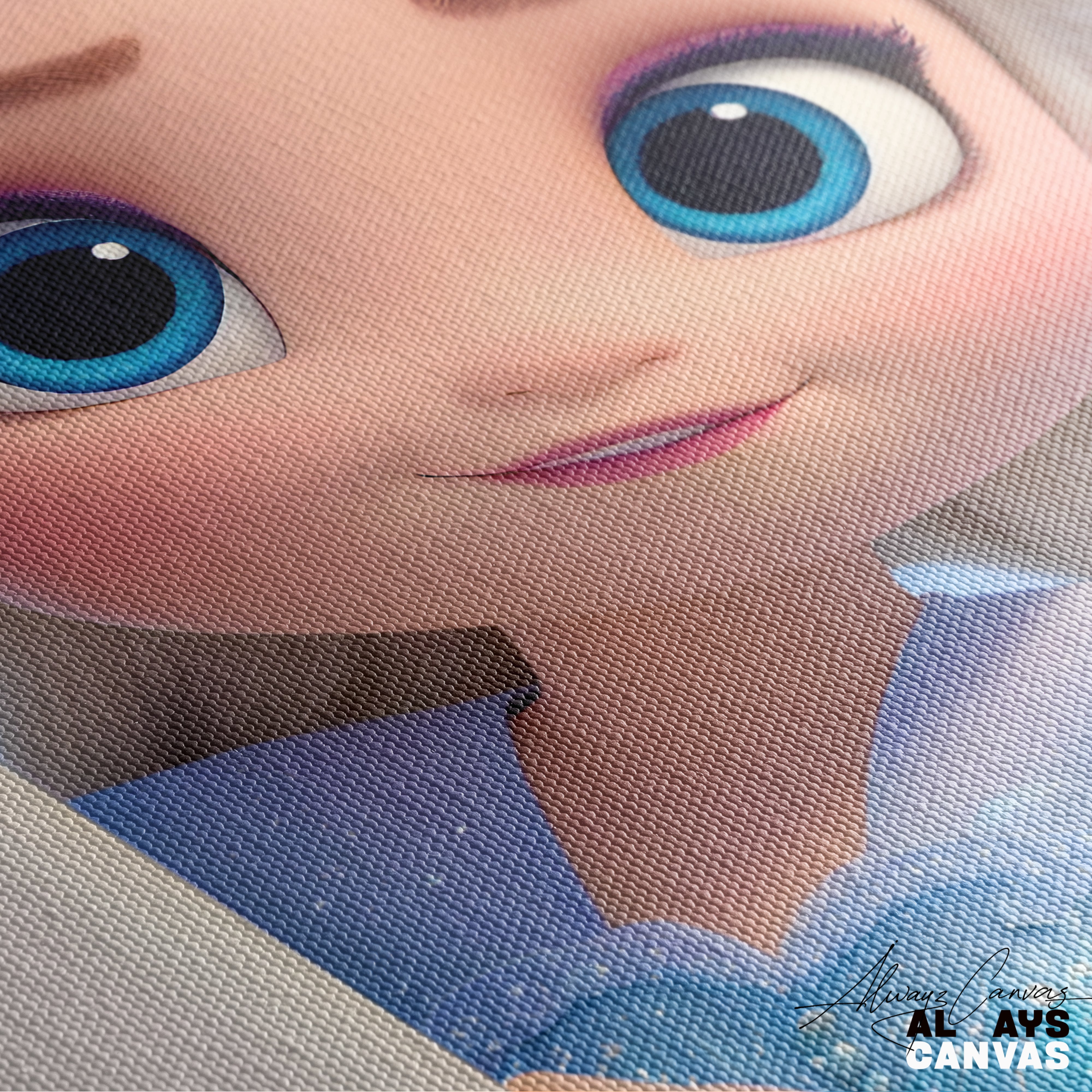 Elsa's Playful Request: A Whimsical Canvas for Your Space