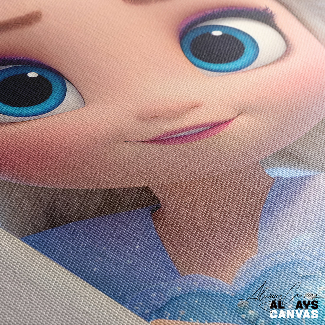 Elsa's Playful Request: A Whimsical Canvas for Your Space