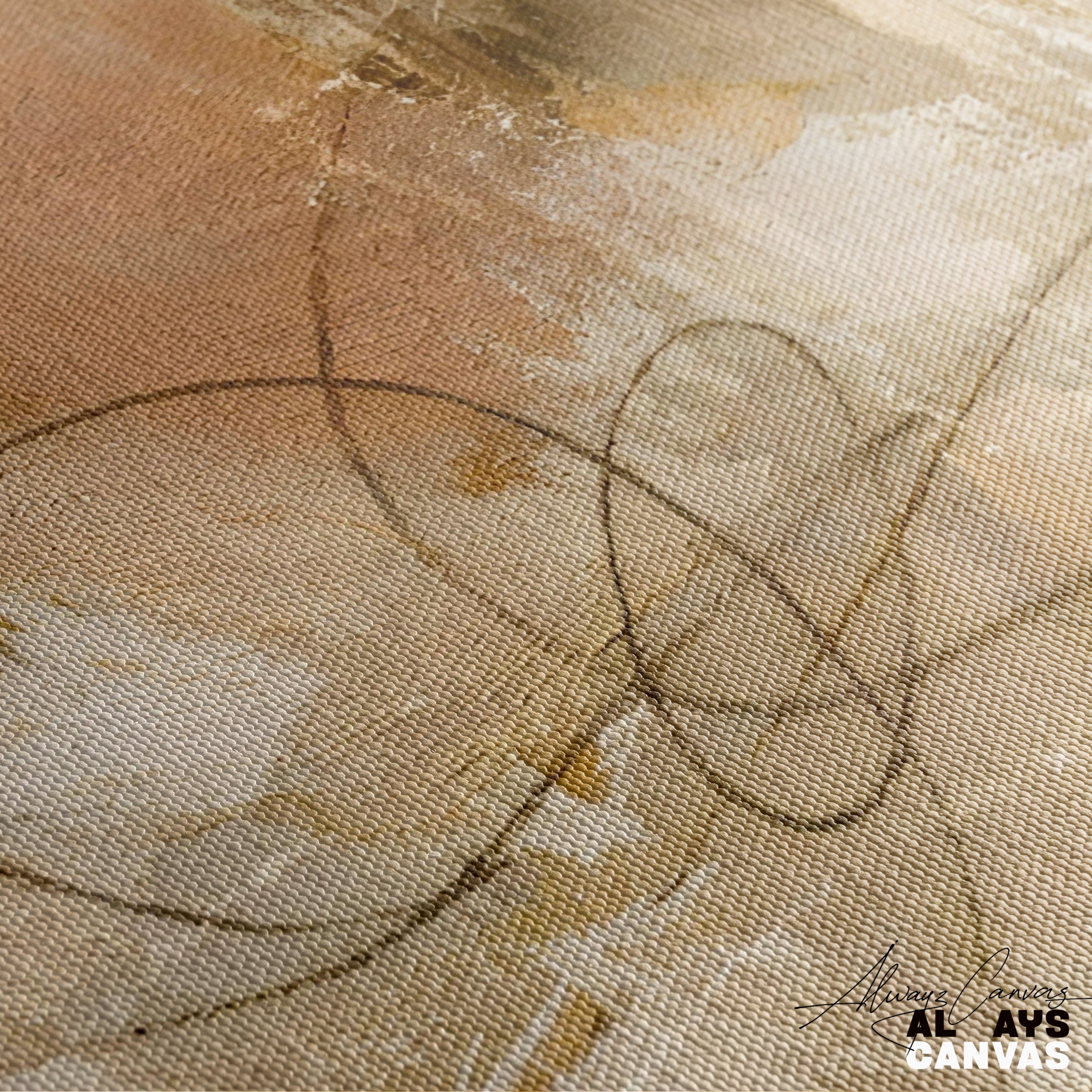 Desert Whisper – Luxury Neutral Abstract Canvas Painting