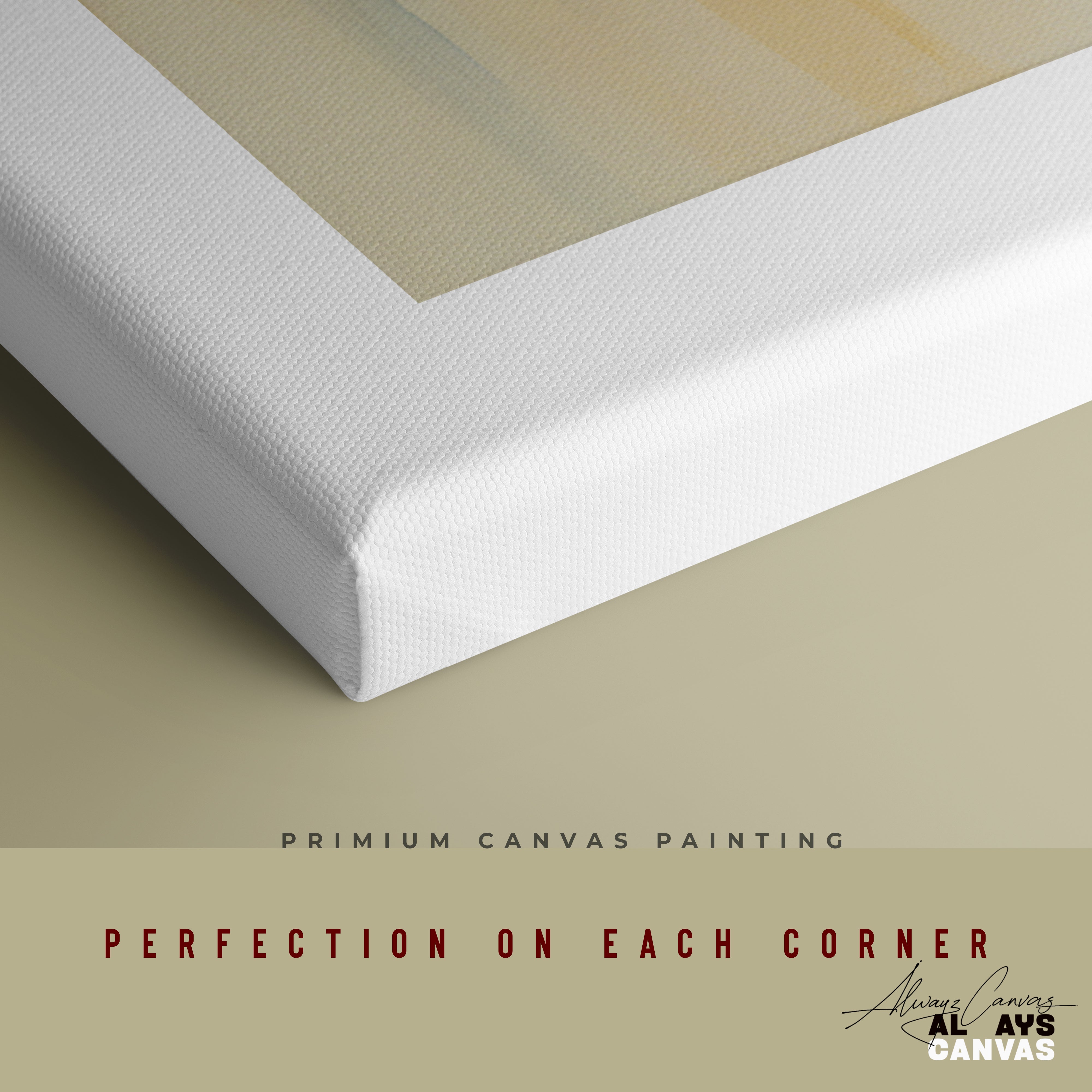 Serene Reflection Abstract Canvas Art