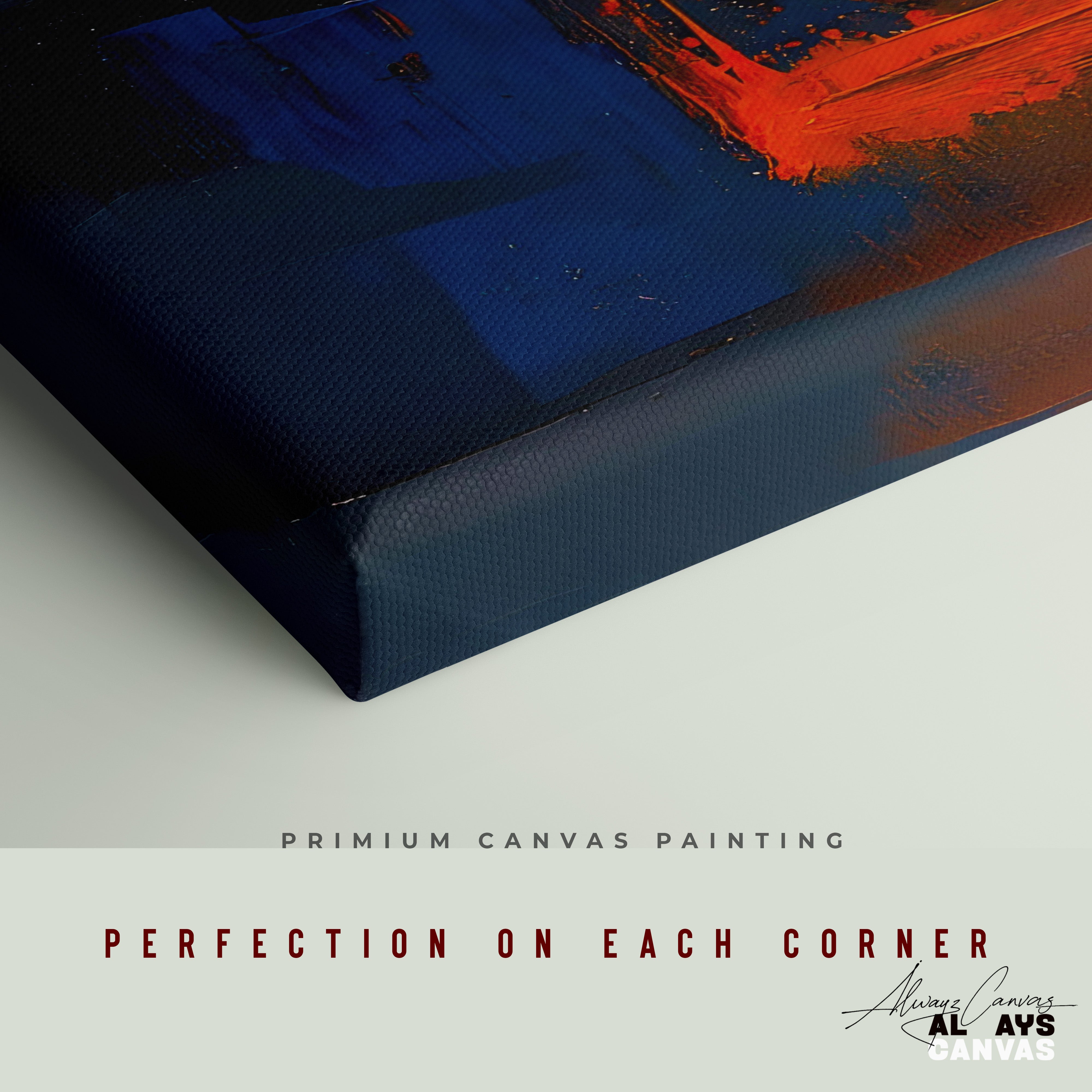 The Eternal Meditator – Modern Abstract Lord Shiva Canvas