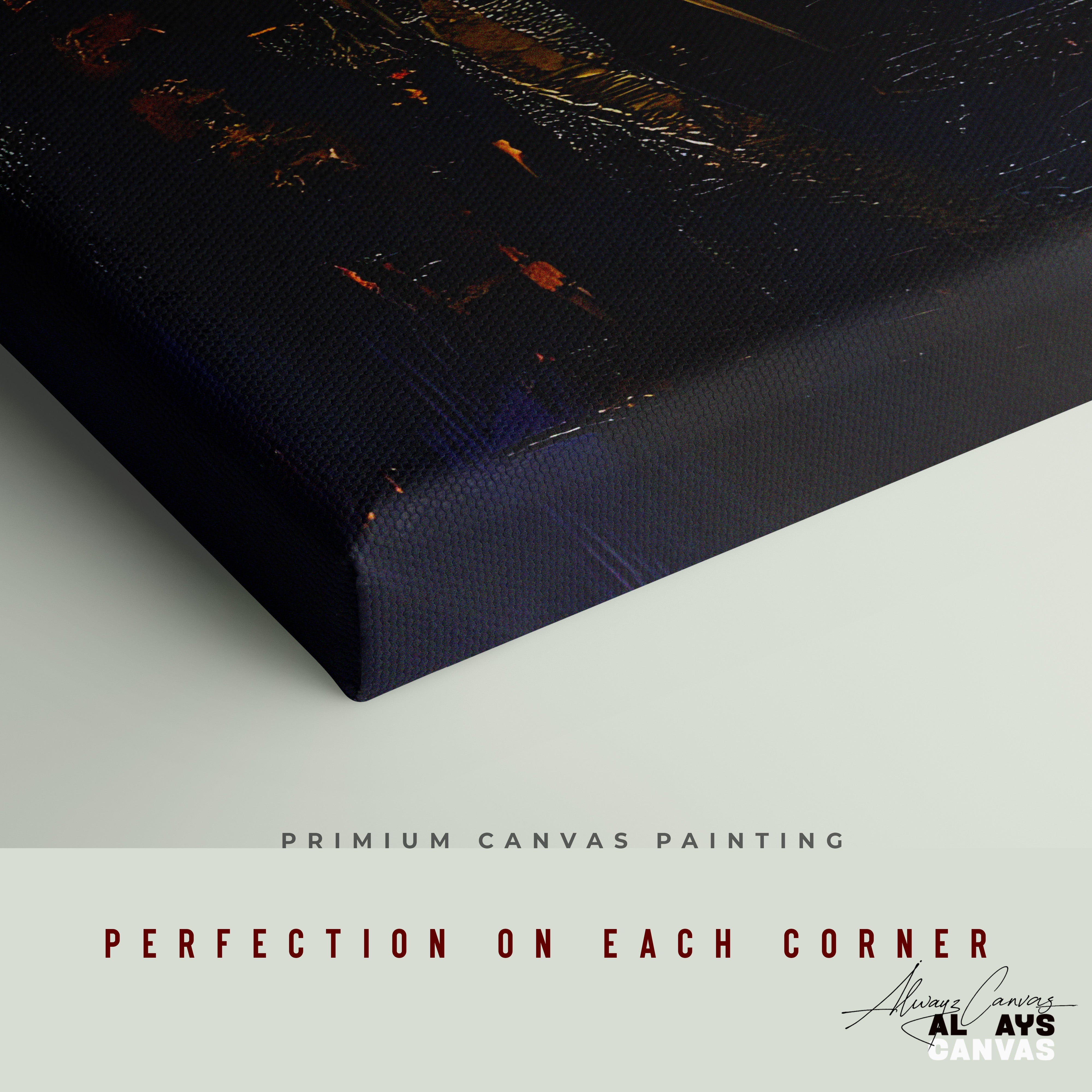The Cosmic Guardian – Abstract Hanuman Canvas