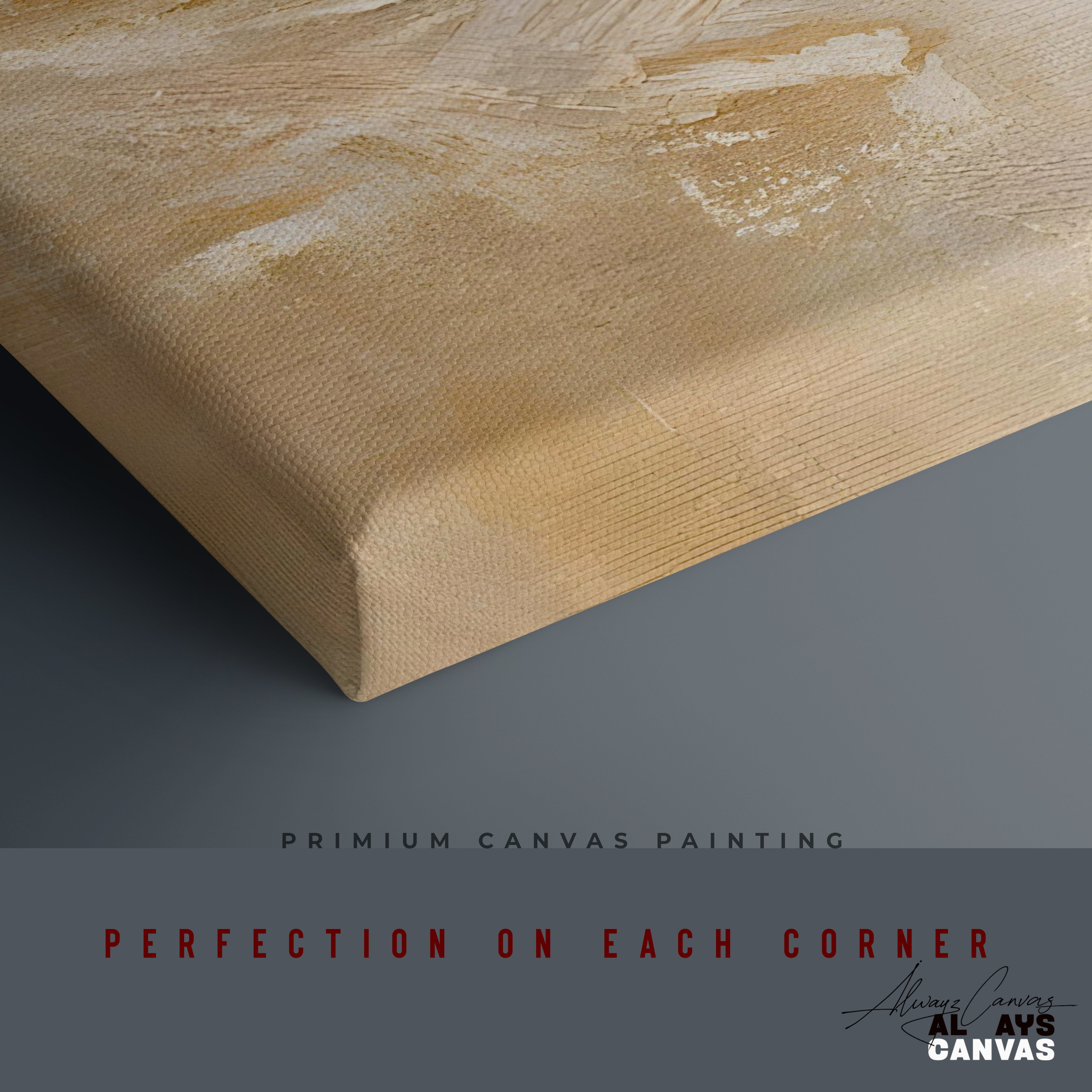 Desert Whisper – Luxury Neutral Abstract Canvas Painting