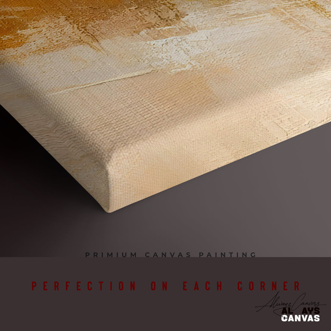 Modern Abstract Canvas Art: Warm Horizon