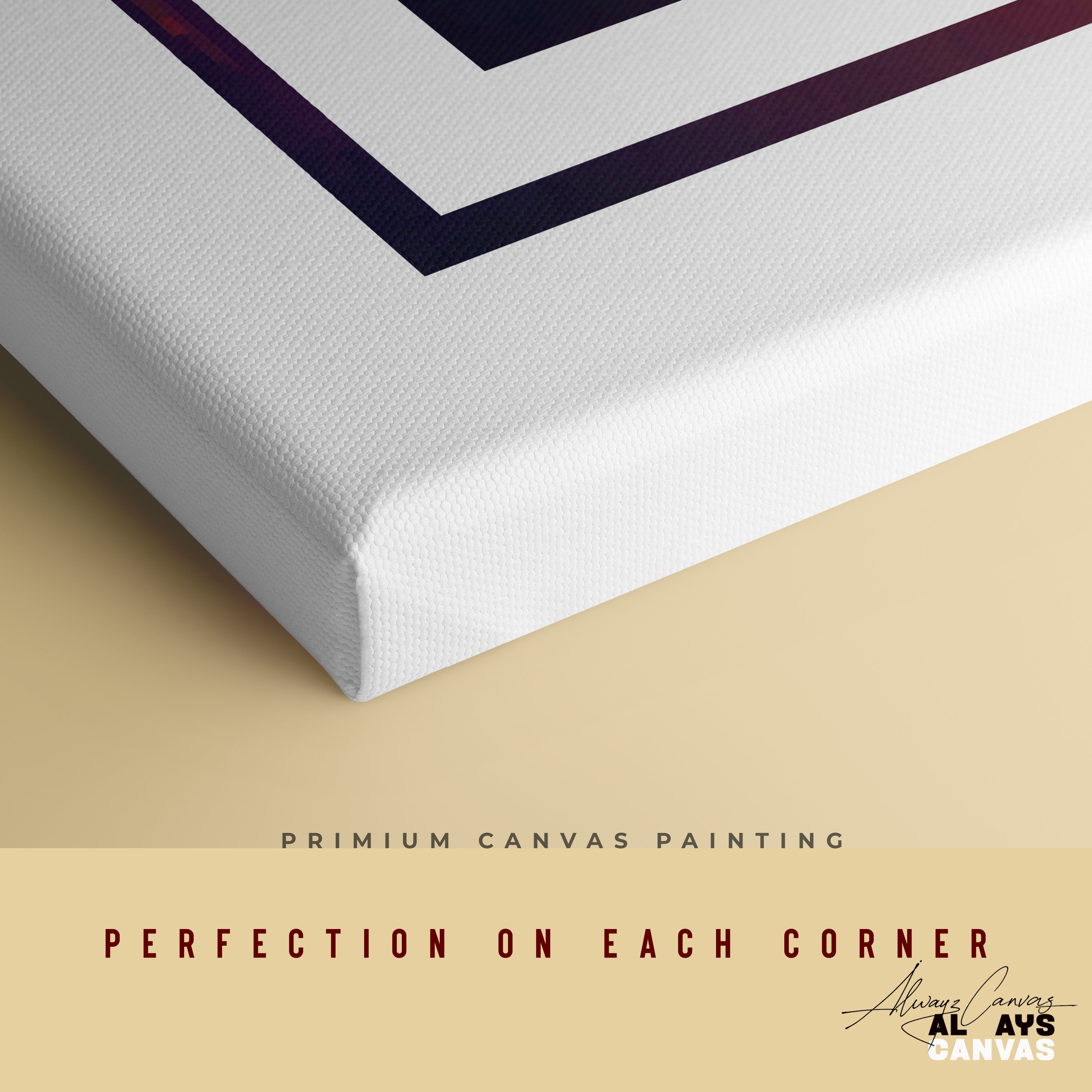 Golden Glitch: Modern Abstract Wall Art