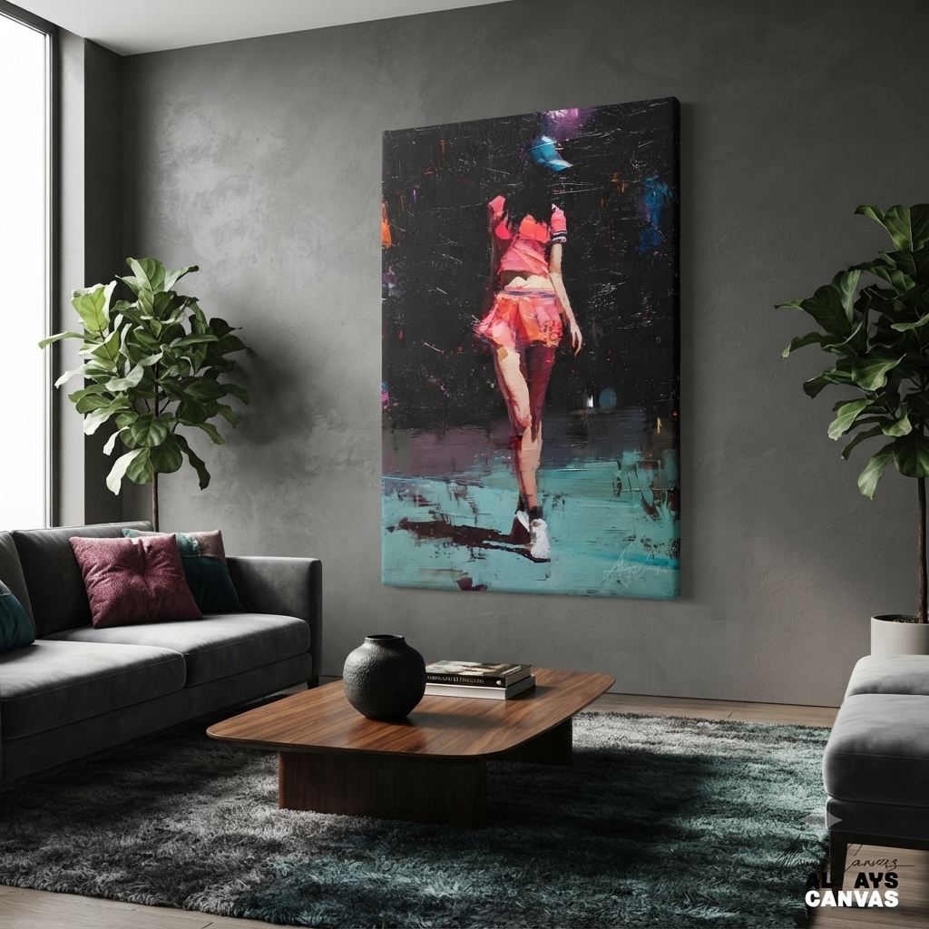 Midnight Muse – Premium Canvas Painting