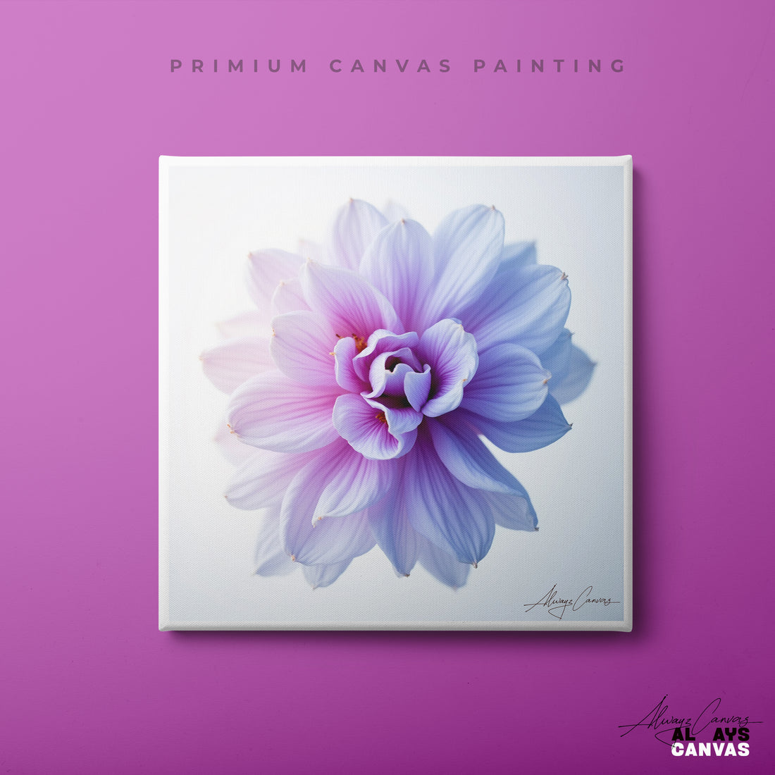 Pastel Petal: Ethereal Bloom Canvas
