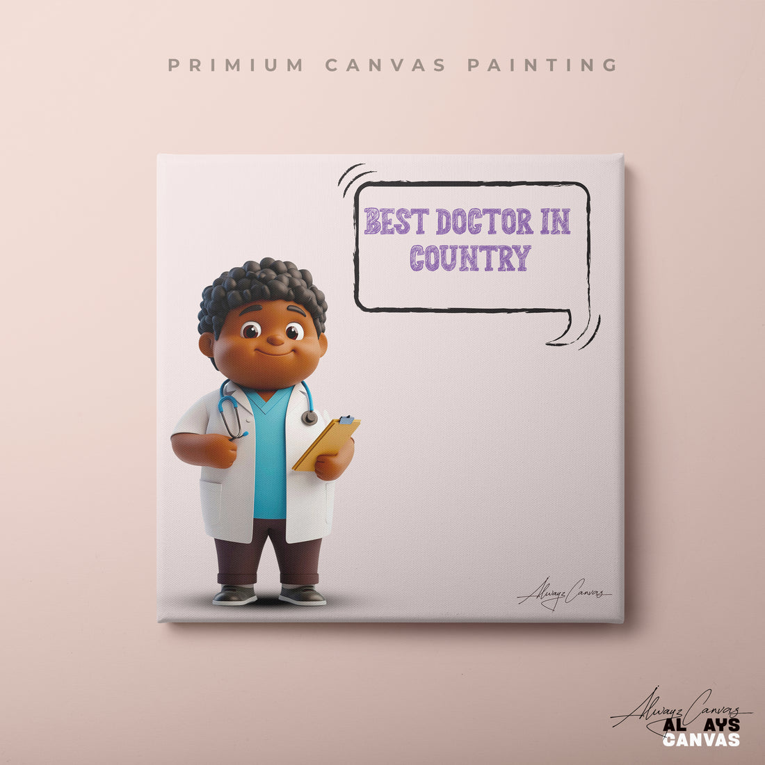 The Best Doctor: A Heartwarming Canvas for Healthcare Heroes