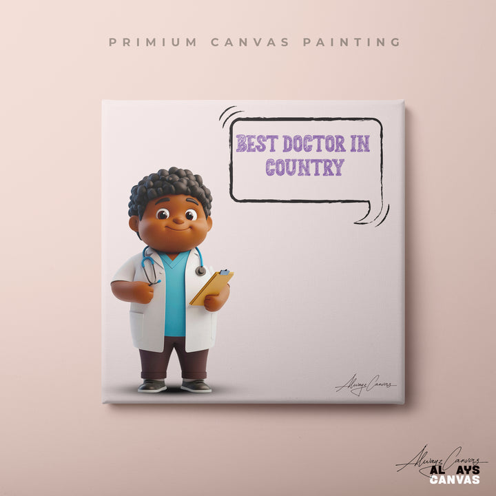 The Best Doctor: A Heartwarming Canvas for Healthcare Heroes