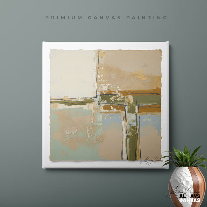 Muted Earth Balance – Elegant Home Decor Canvas