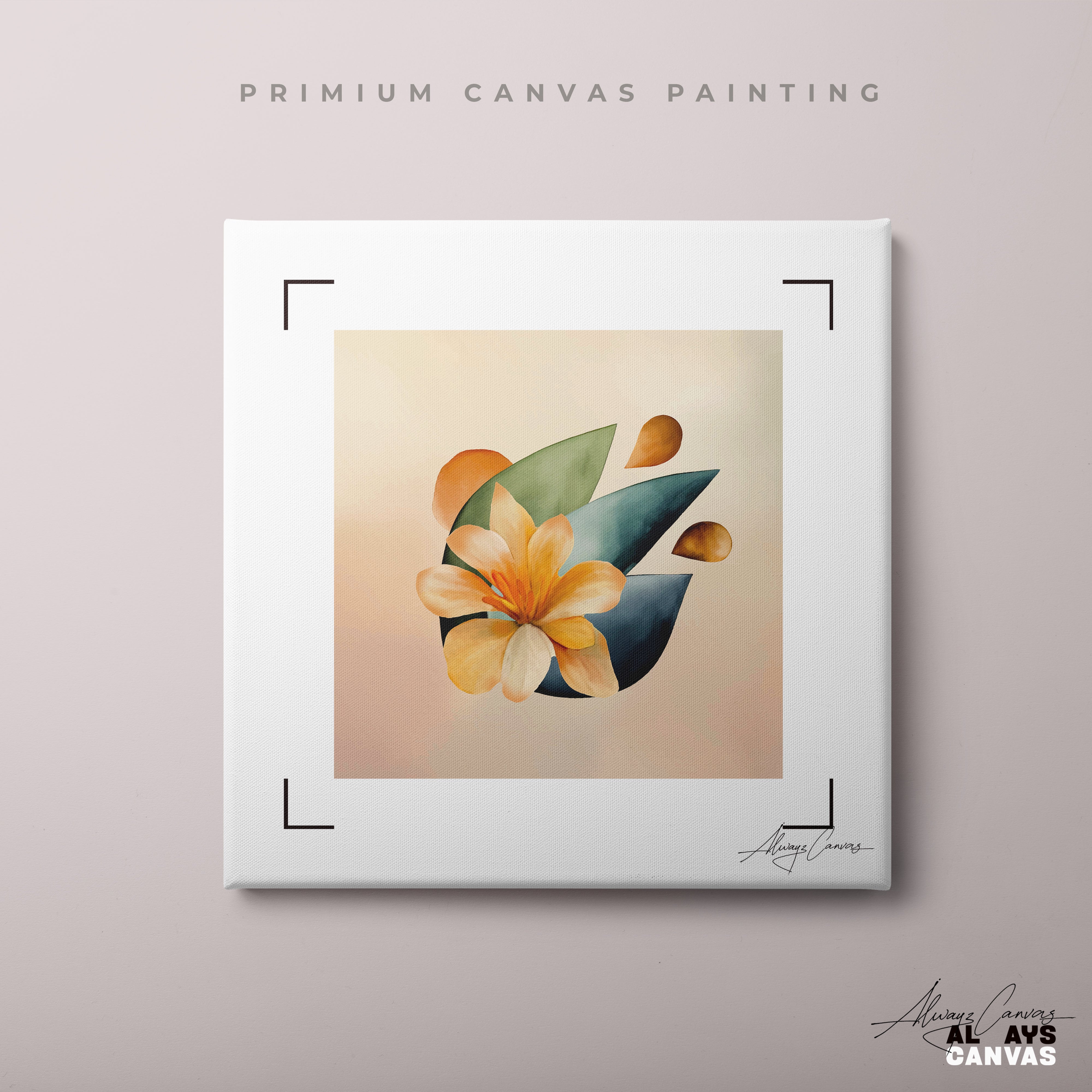 Tropical Serenity: Vibrant Botanical Wall Décor