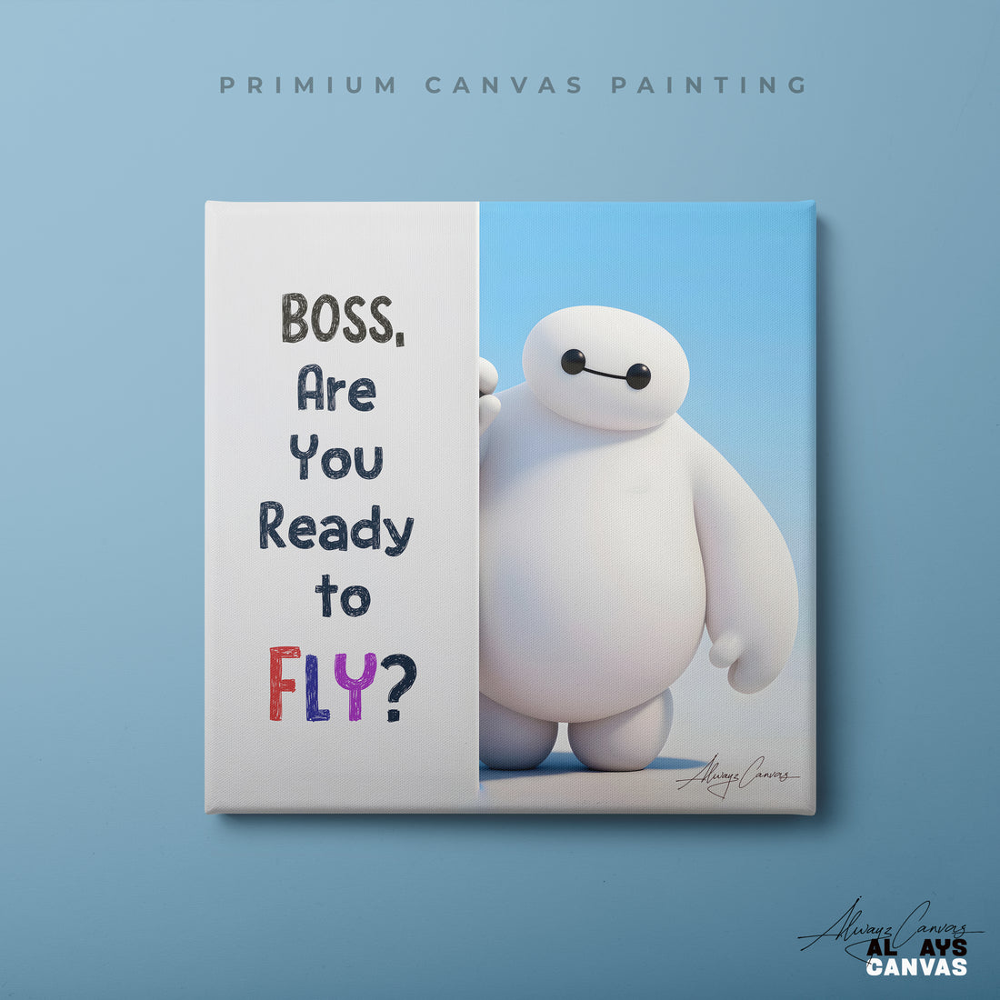 The Ready Aviator: Modern Canvas Art