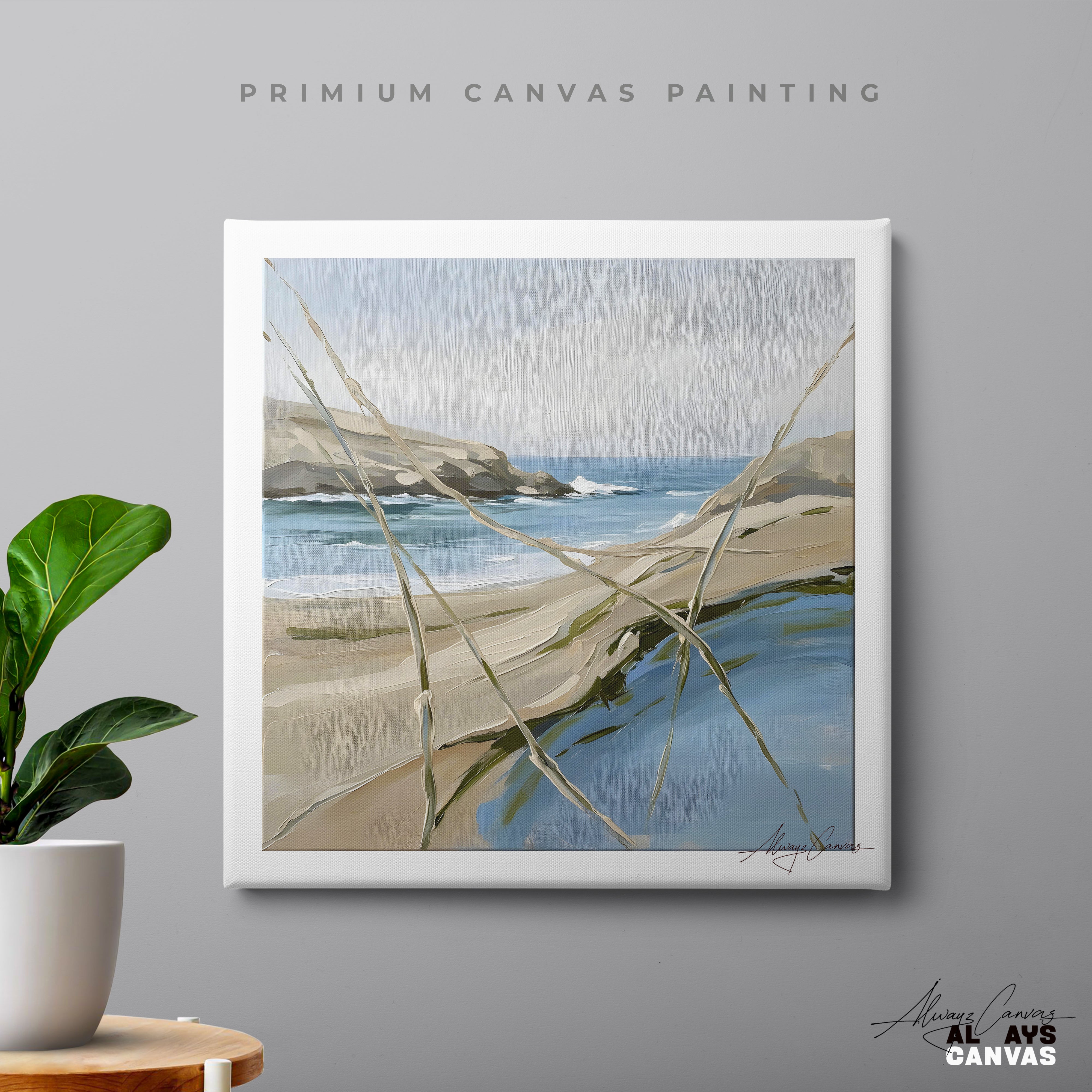 Seaside Solitude Abstract