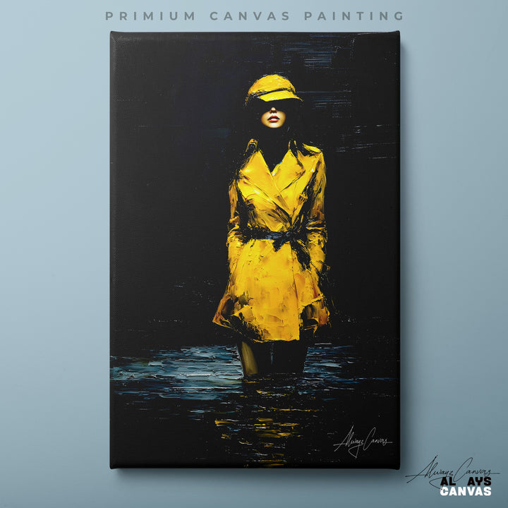 Golden Rain – Woman in the Yellow Coat