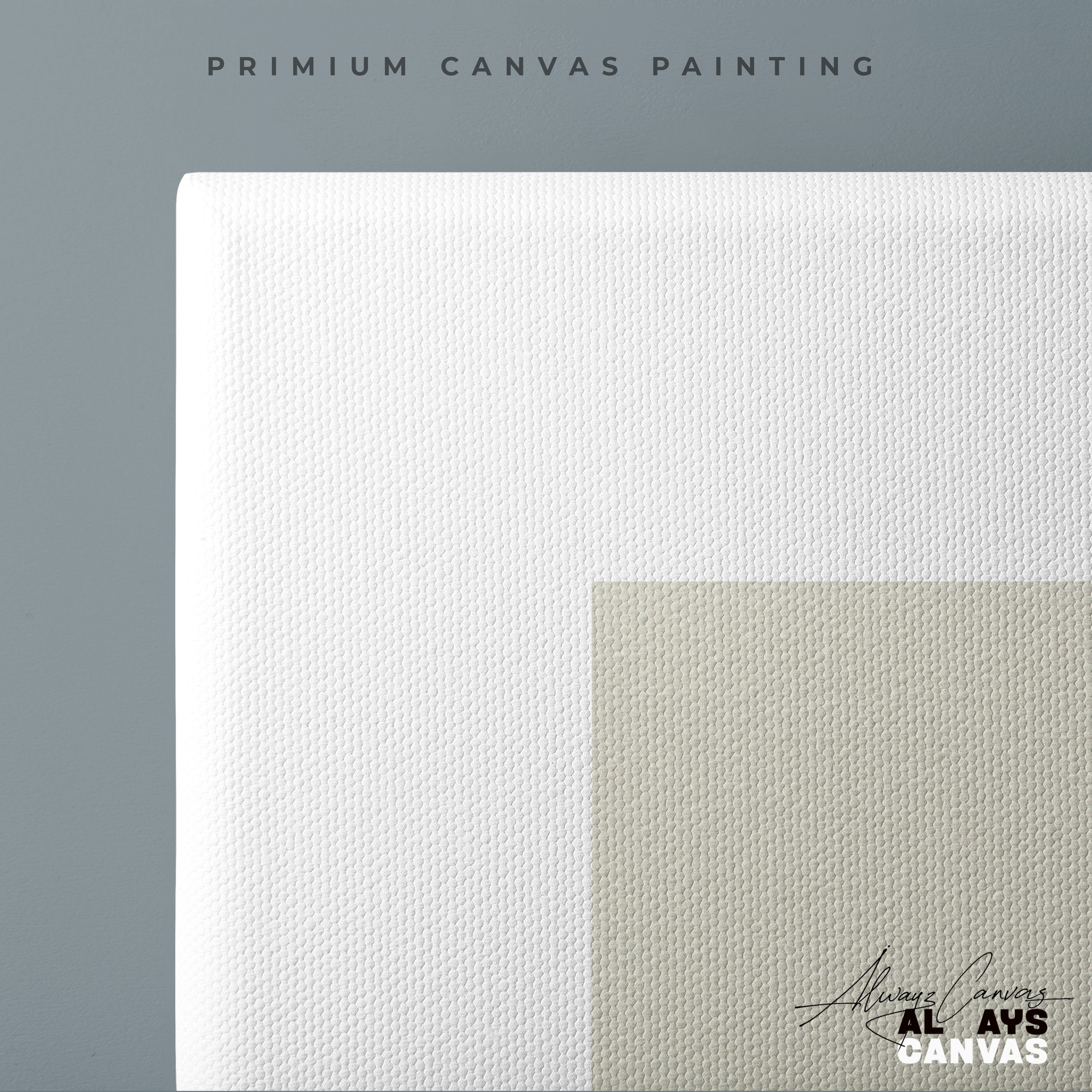 Coastal Horizon Abstract Canvas Art: Tranquil Shoreline