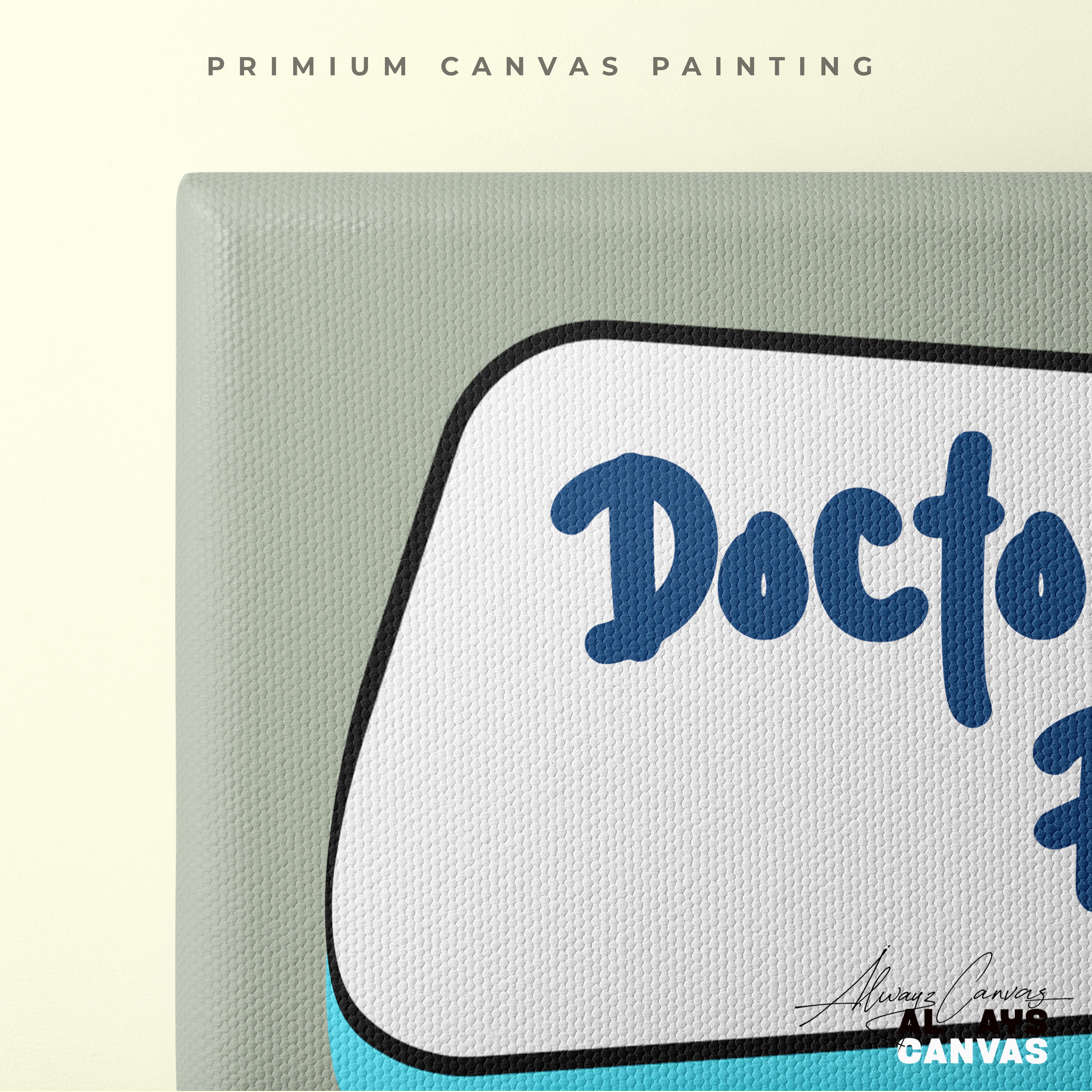 Little Doctor’s World: Playful Canvas Art for Your Space