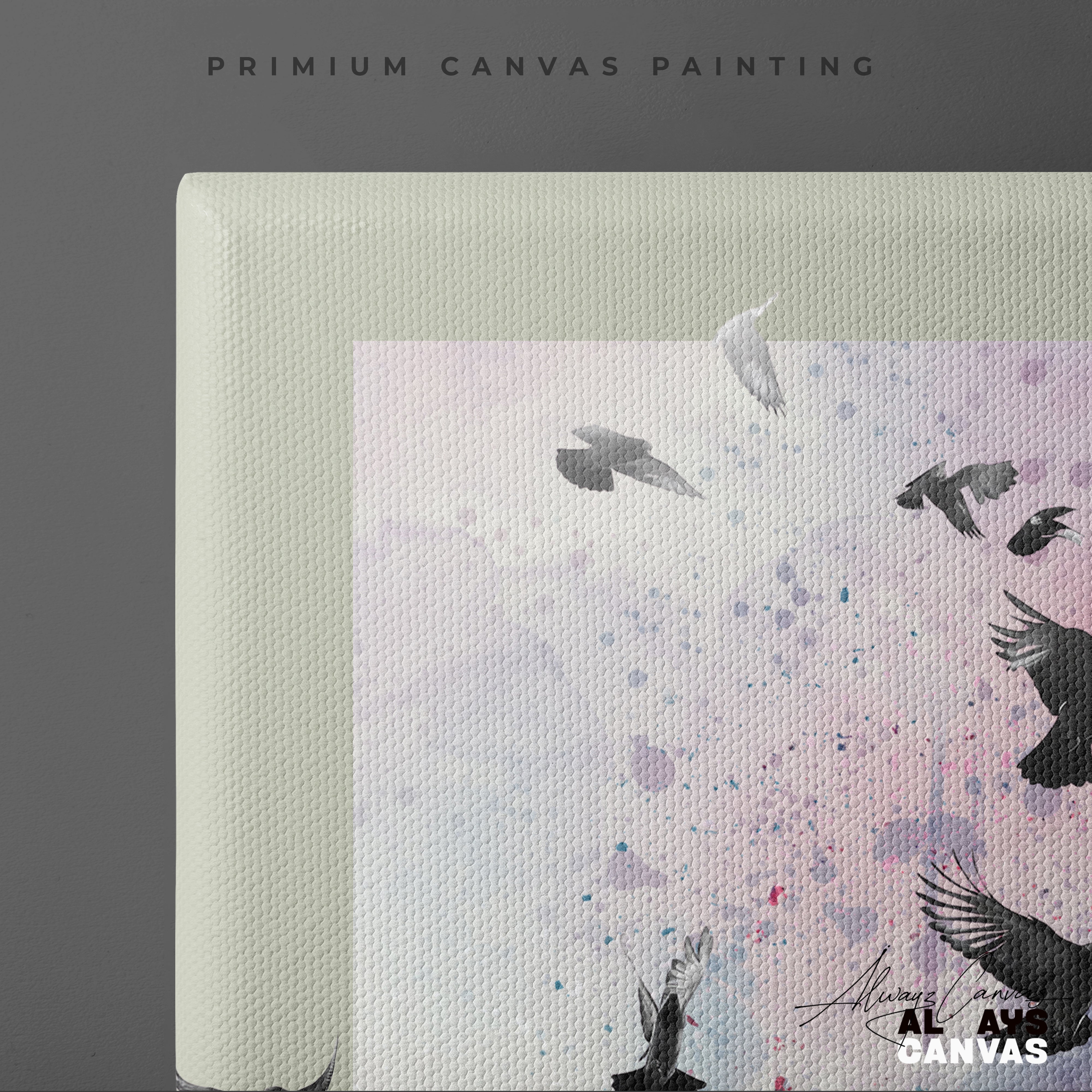 Blush Flight Dreamscape Canvas Art