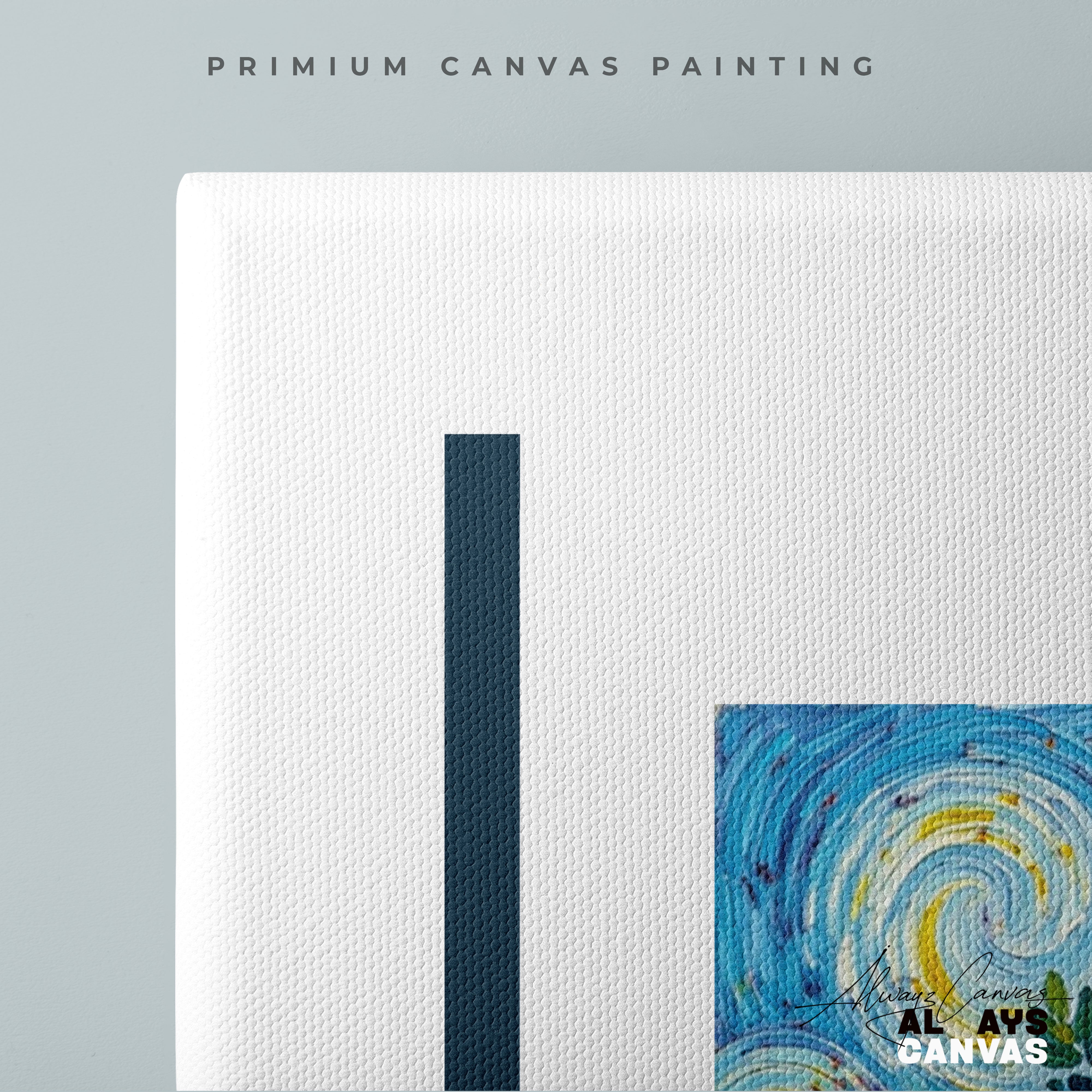 Starlit Meadows: Post-Impressionist Modern Canvas Art