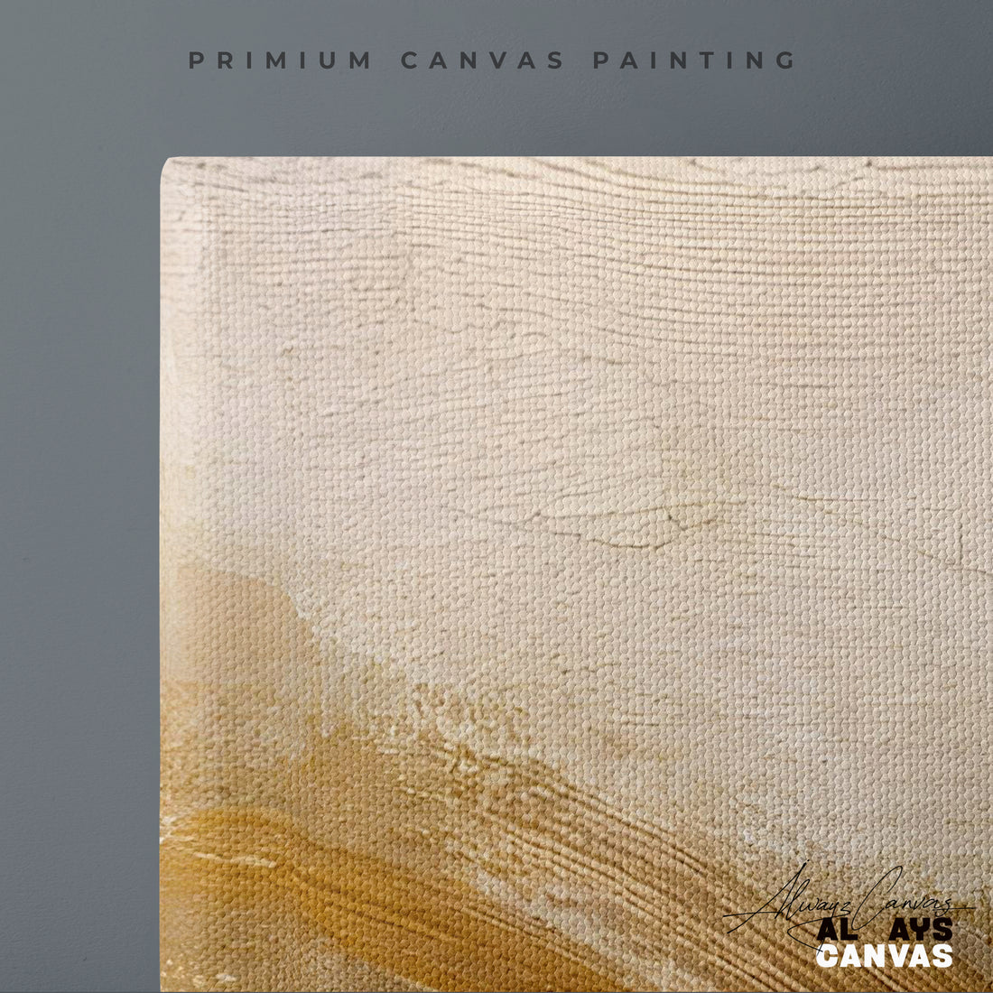 Desert Whisper – Luxury Neutral Abstract Canvas Painting