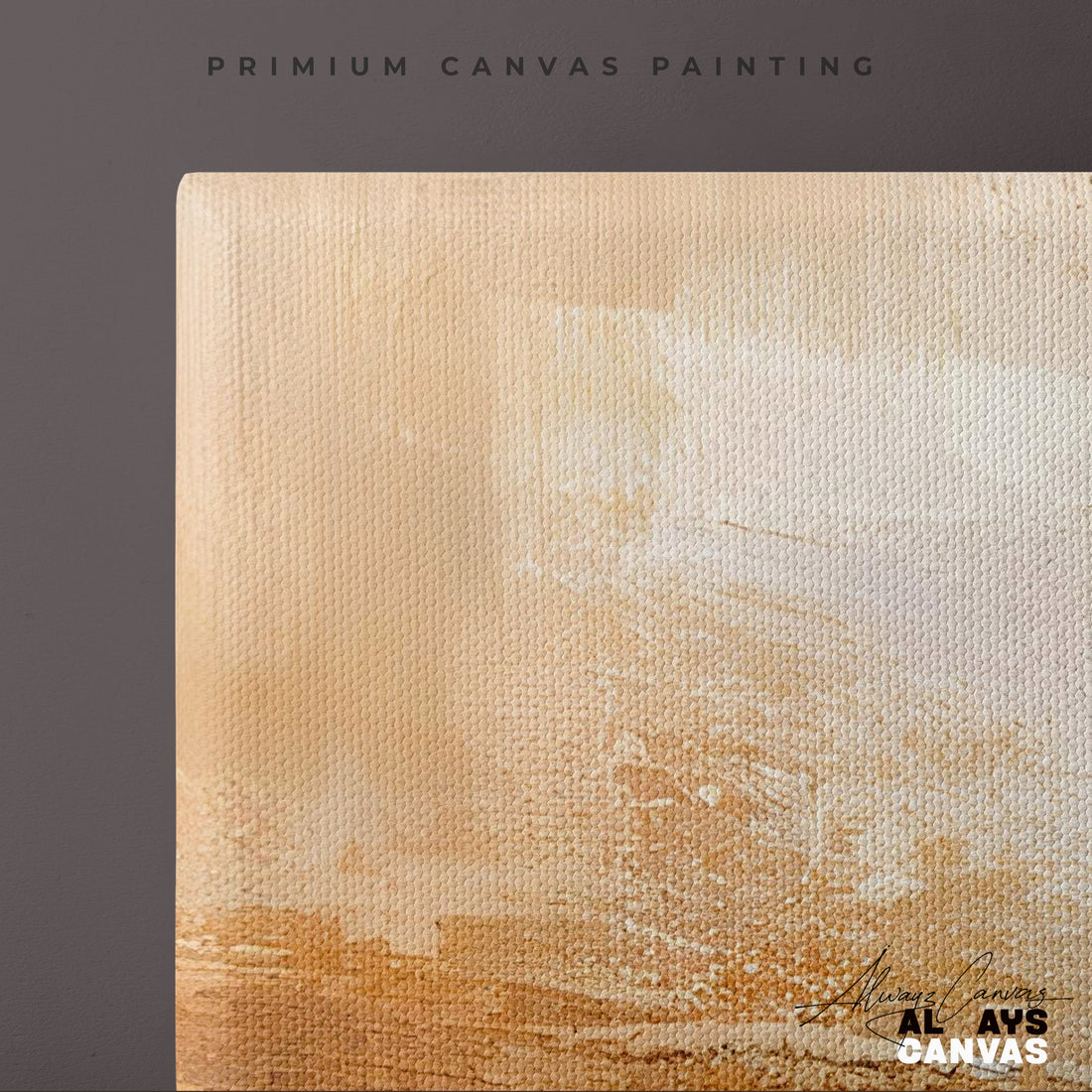 Modern Abstract Canvas Art: Warm Horizon