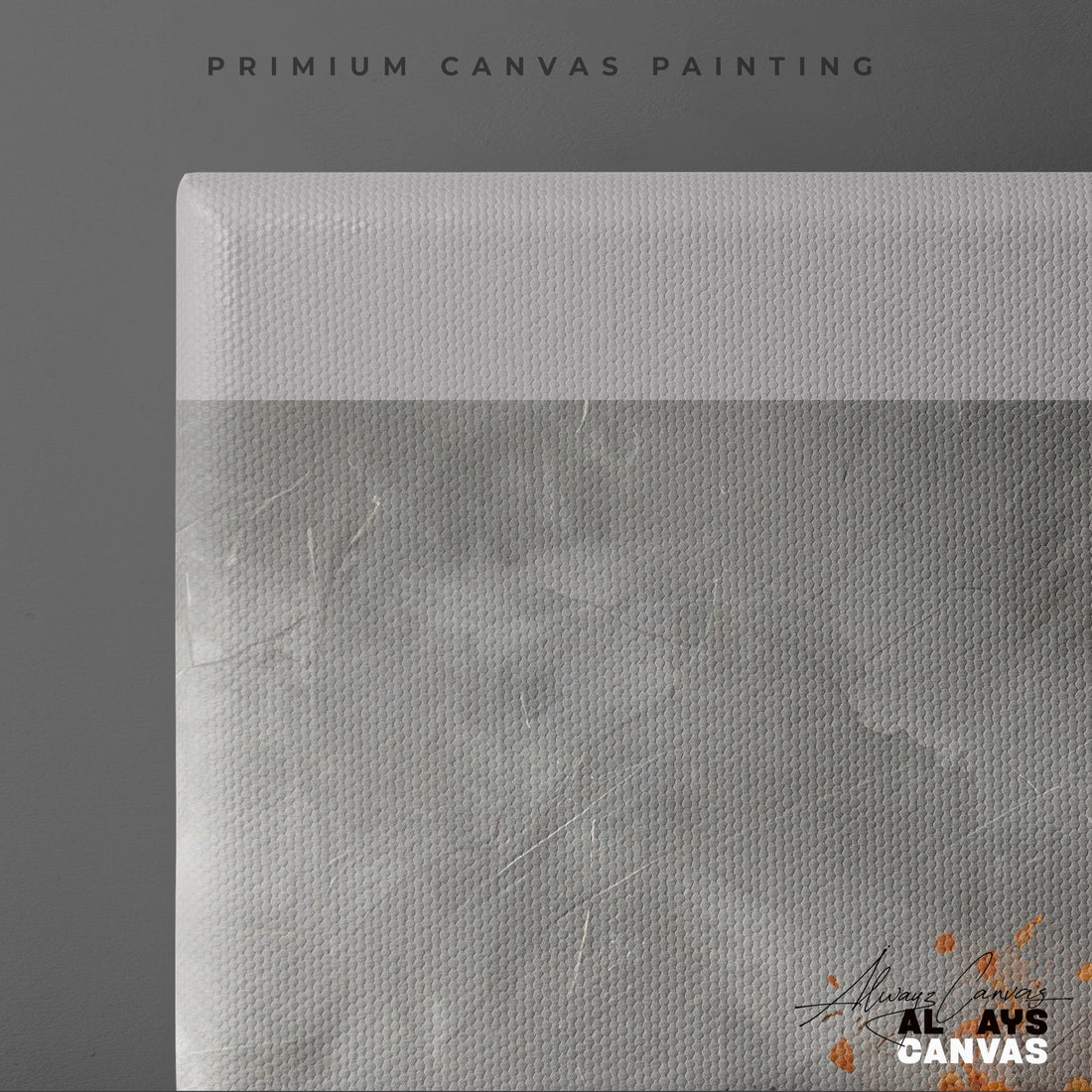 Crimson Solitude: Autumn Elegance Canvas