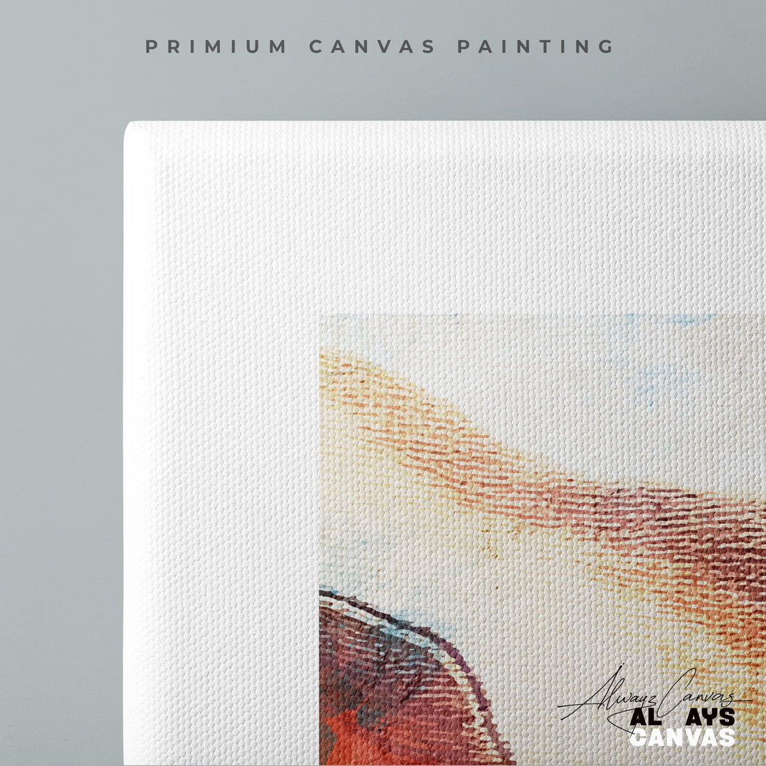 Rust Horizon Passage – Elegant Decorative Canvas Painting