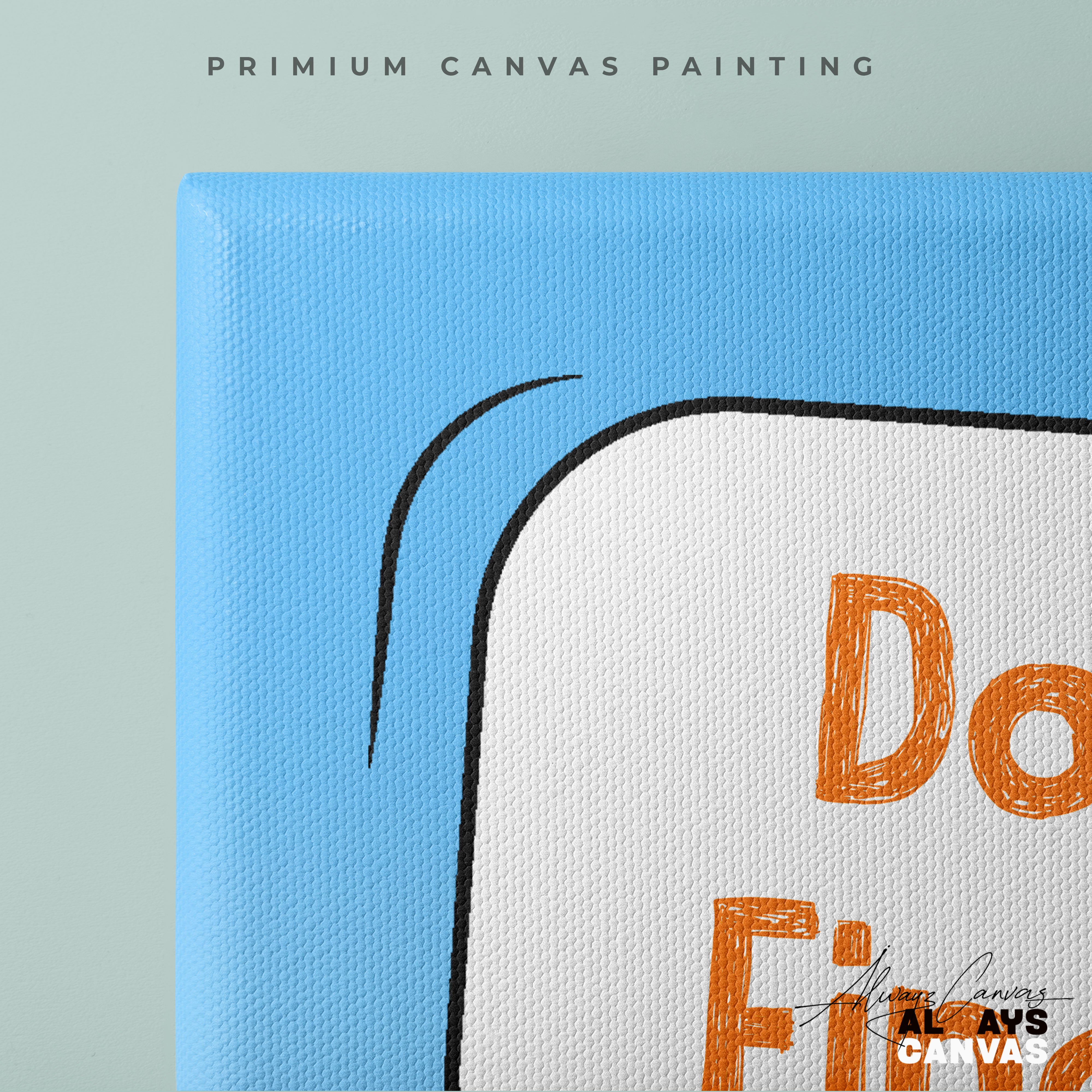 Can You Find Me? A Cheerful Bird Canvas Art