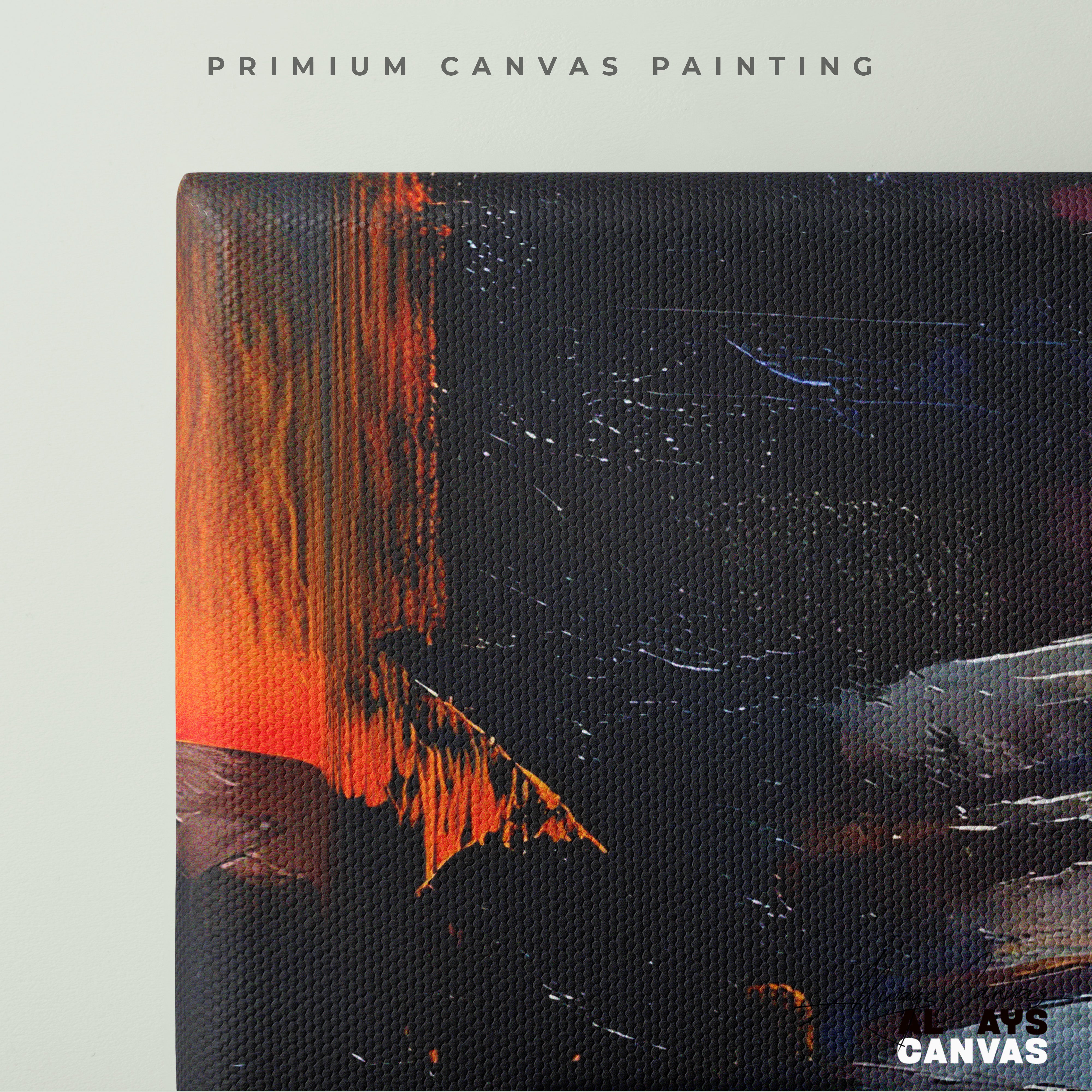 The Cosmic Guardian – Abstract Hanuman Canvas