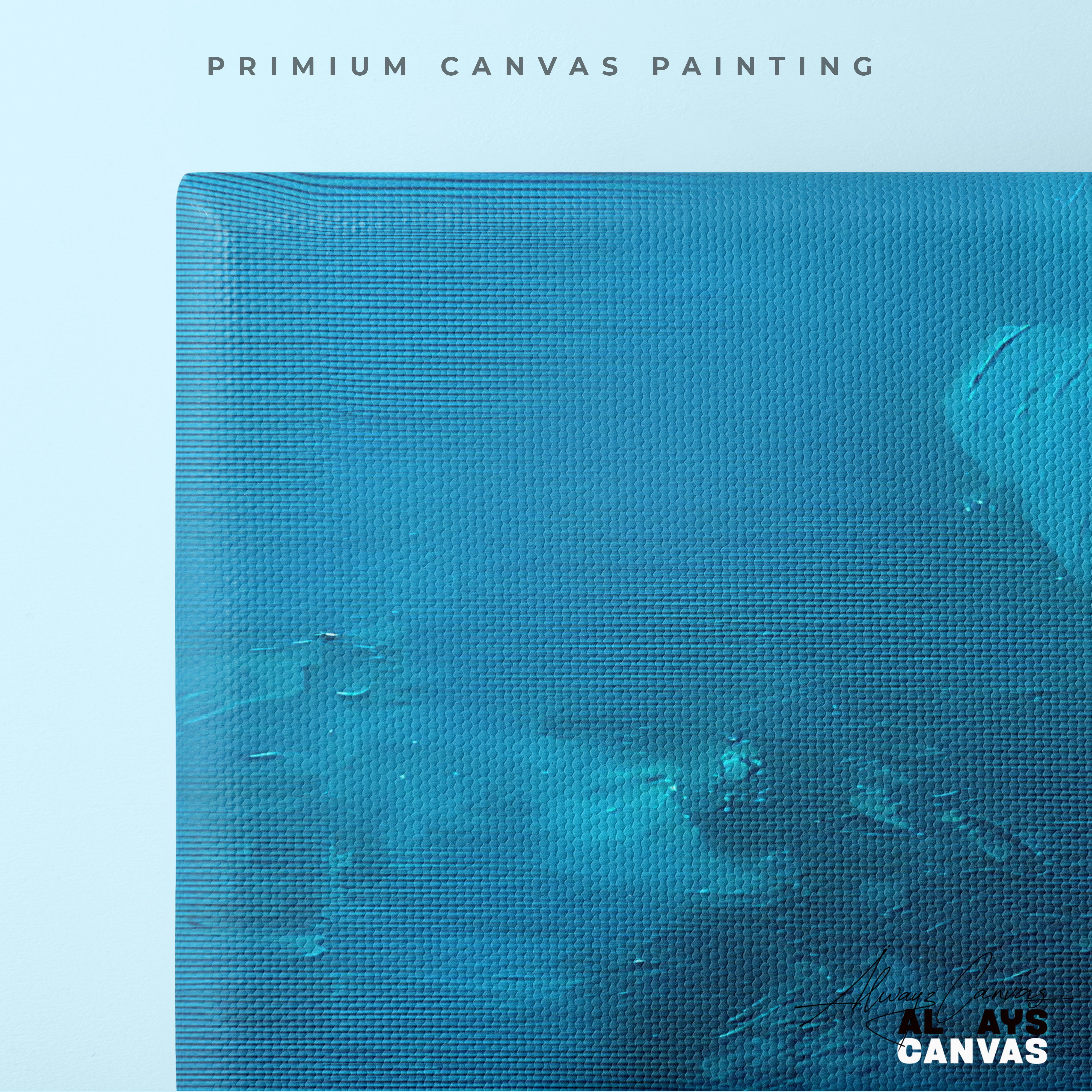 Blue Dreamers – Premium Canvas Painting