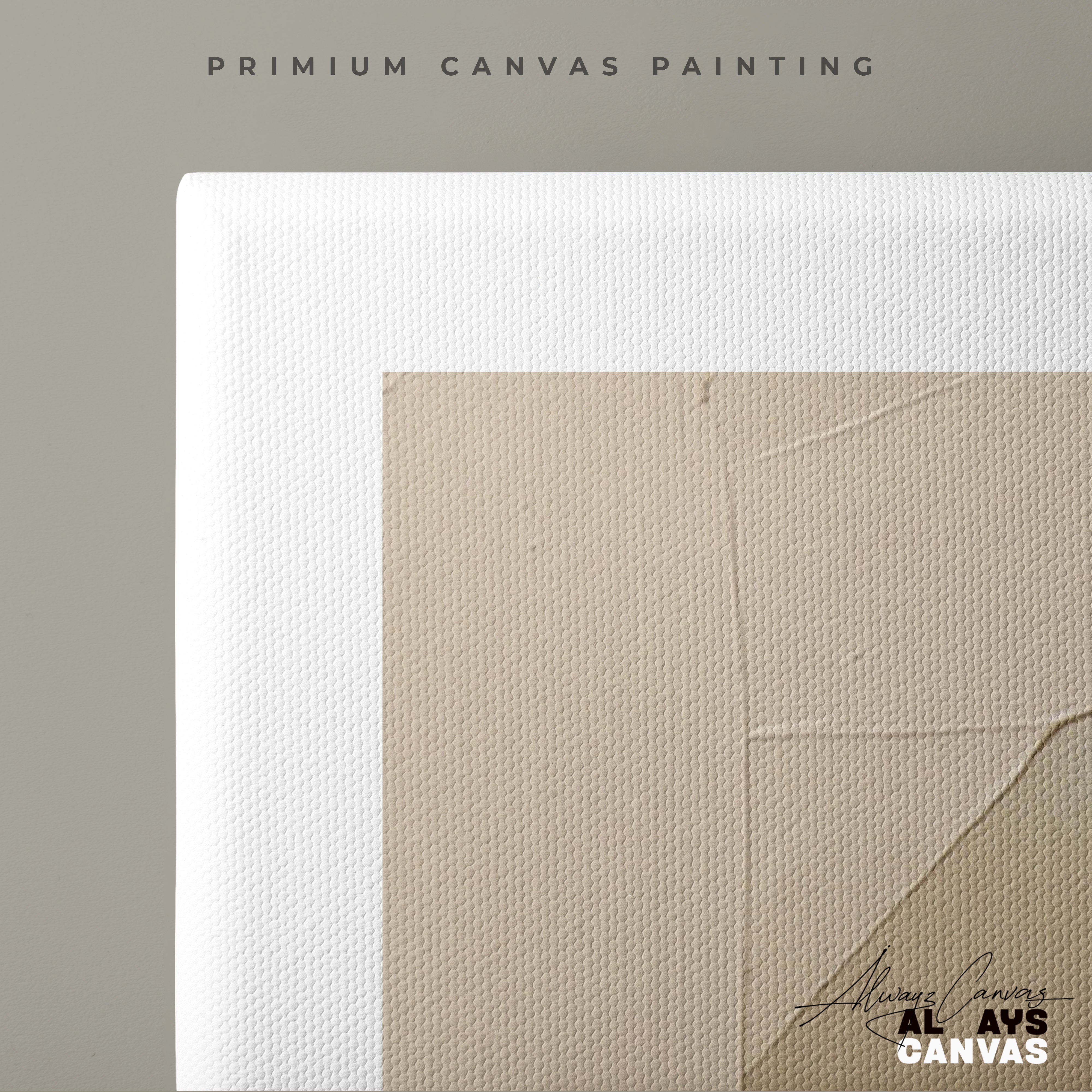 Serene Sage Waves – Modern Abstract Canvas Wall Art